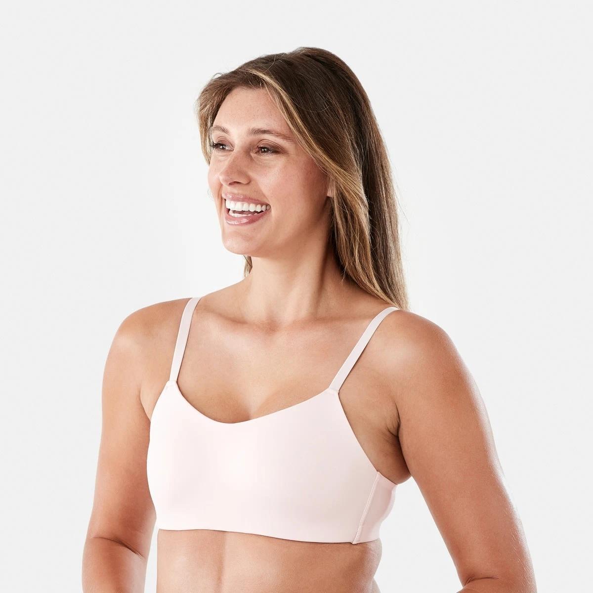 2 Wirefree Smooth Scoop Bra Pink Chalk, 2 of 6