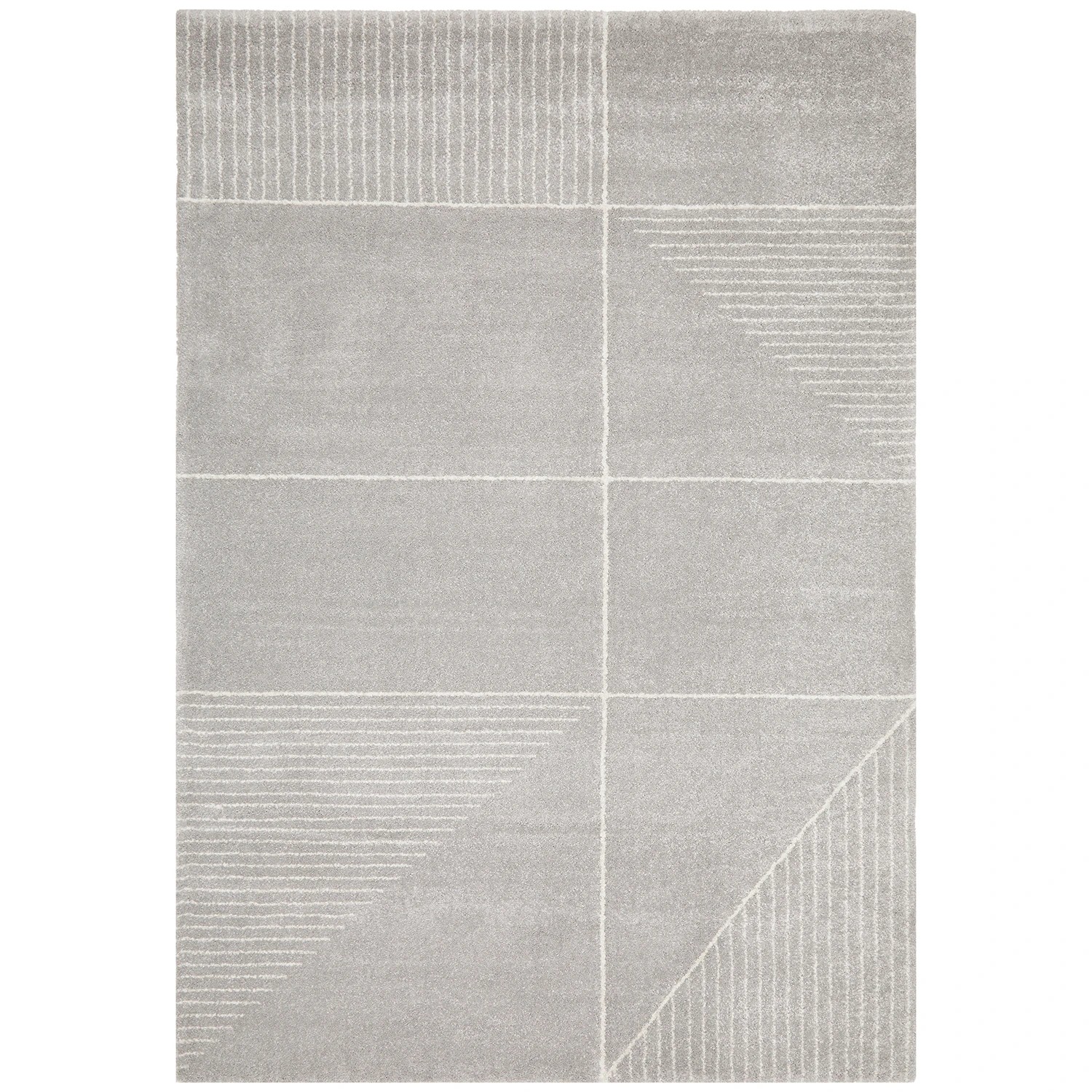 2 Common Ground Rugs Marquee 935 230x160cm - Medium Power Loomed Floor Rug - Silver, 2 of 7