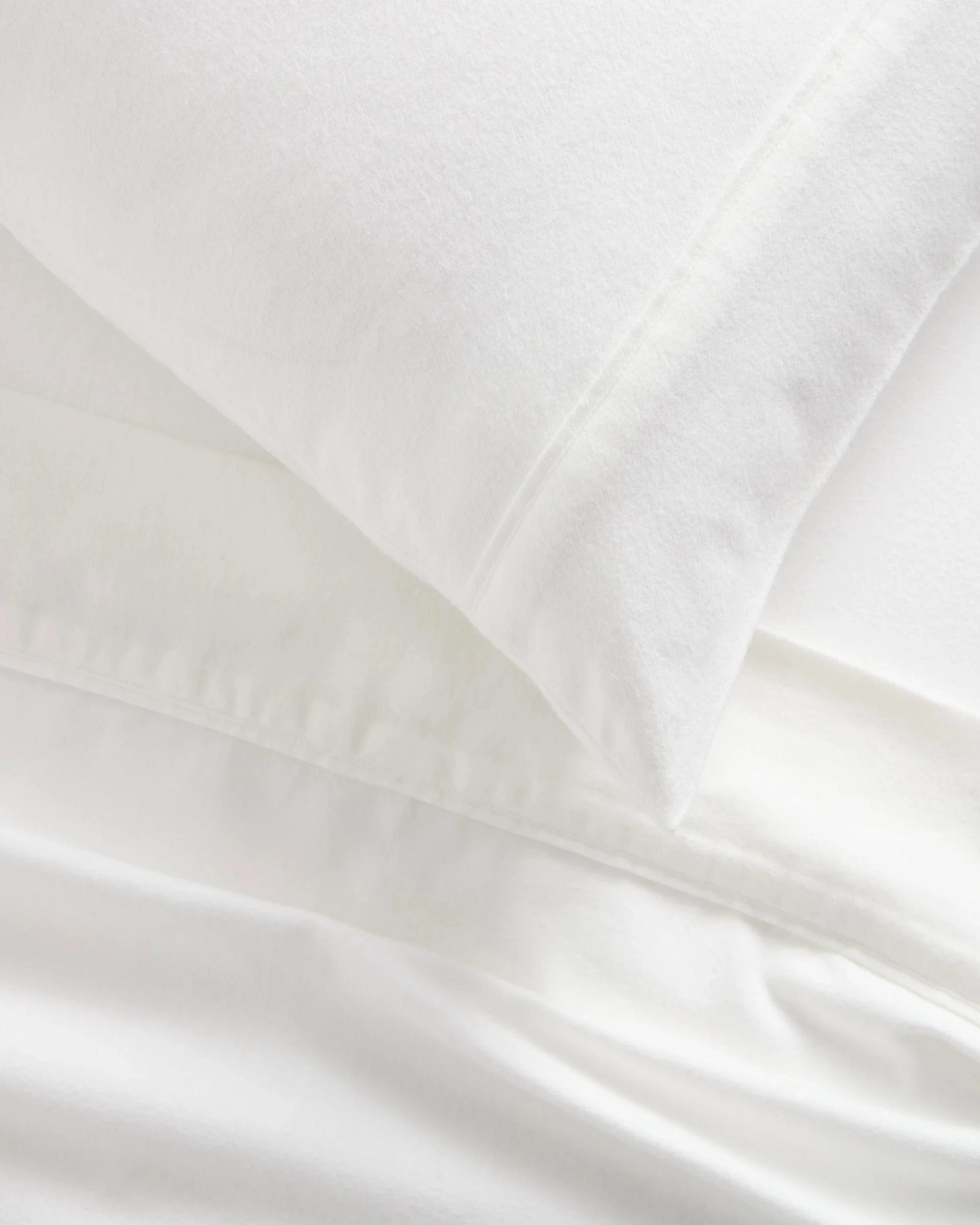 3 Target Kai Flannelette Sheet Set - King Single Bed - White, 3 of 4