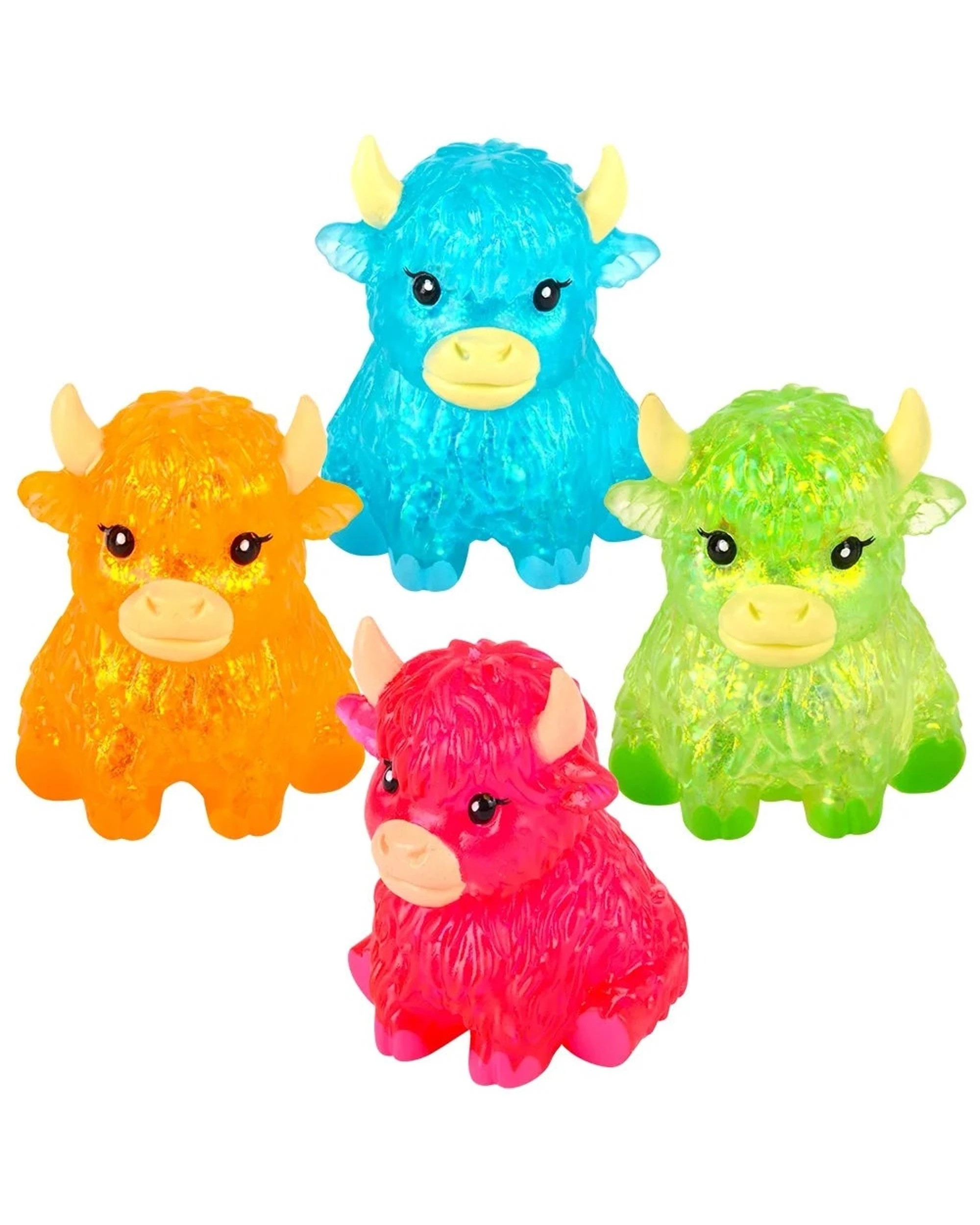 1 Squishy Translucent 8cm Highland Cow Assortment, 1 of 6