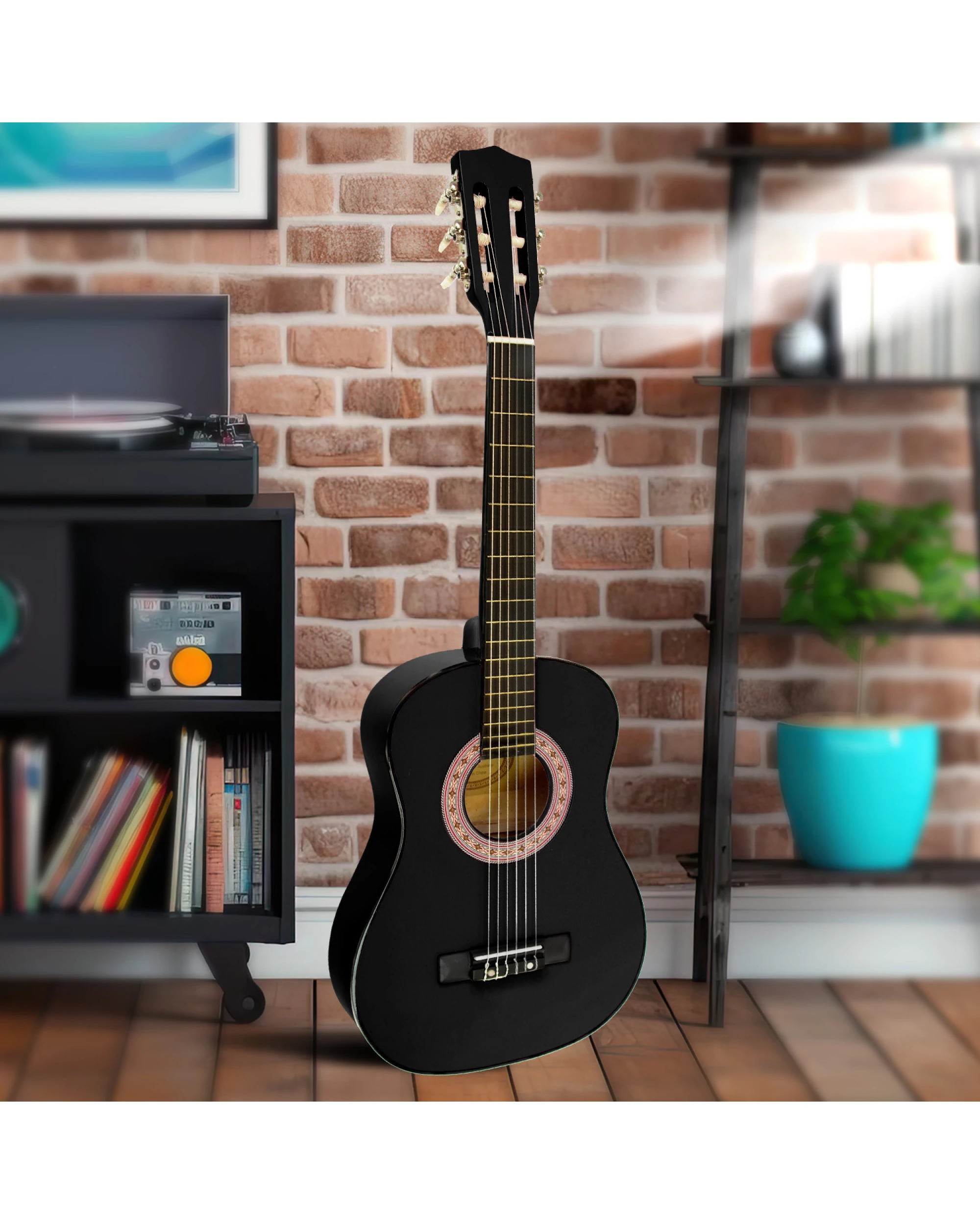 4 Karrera 34in Acoustic Childrens Guitar - Black, 4 of 6