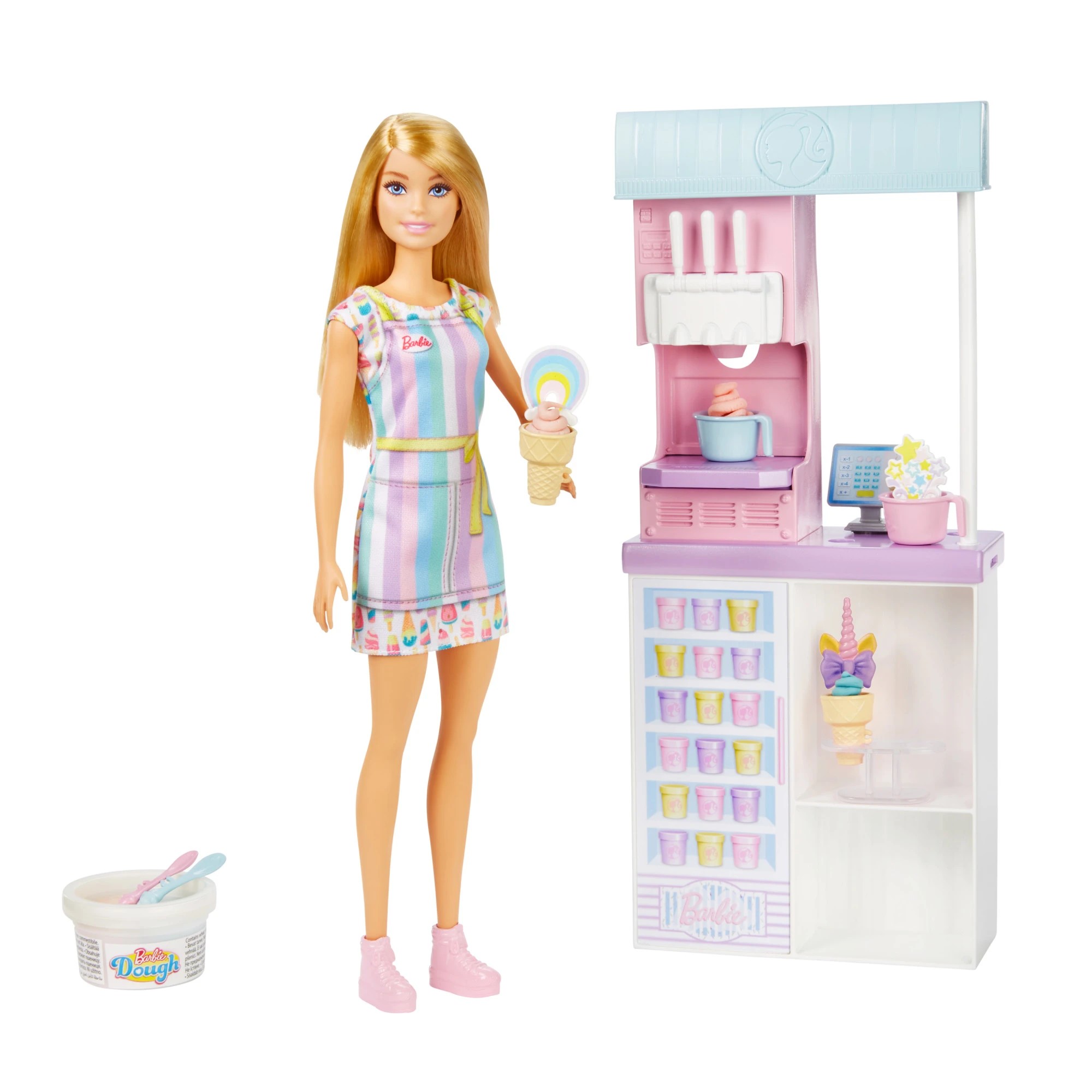 2 Barbie You Can Be Anything Ice Cream Shop Playset, 2 of 6