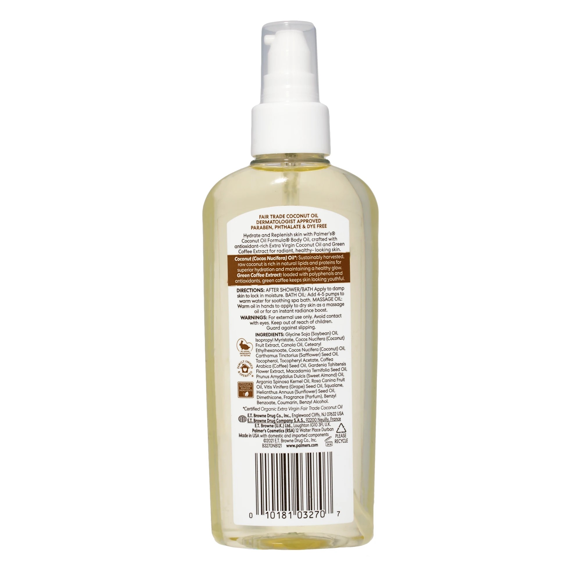 3 Palmers Palmer's Coconut Body Oil Formula Body Oil - Clear, 3 of 3