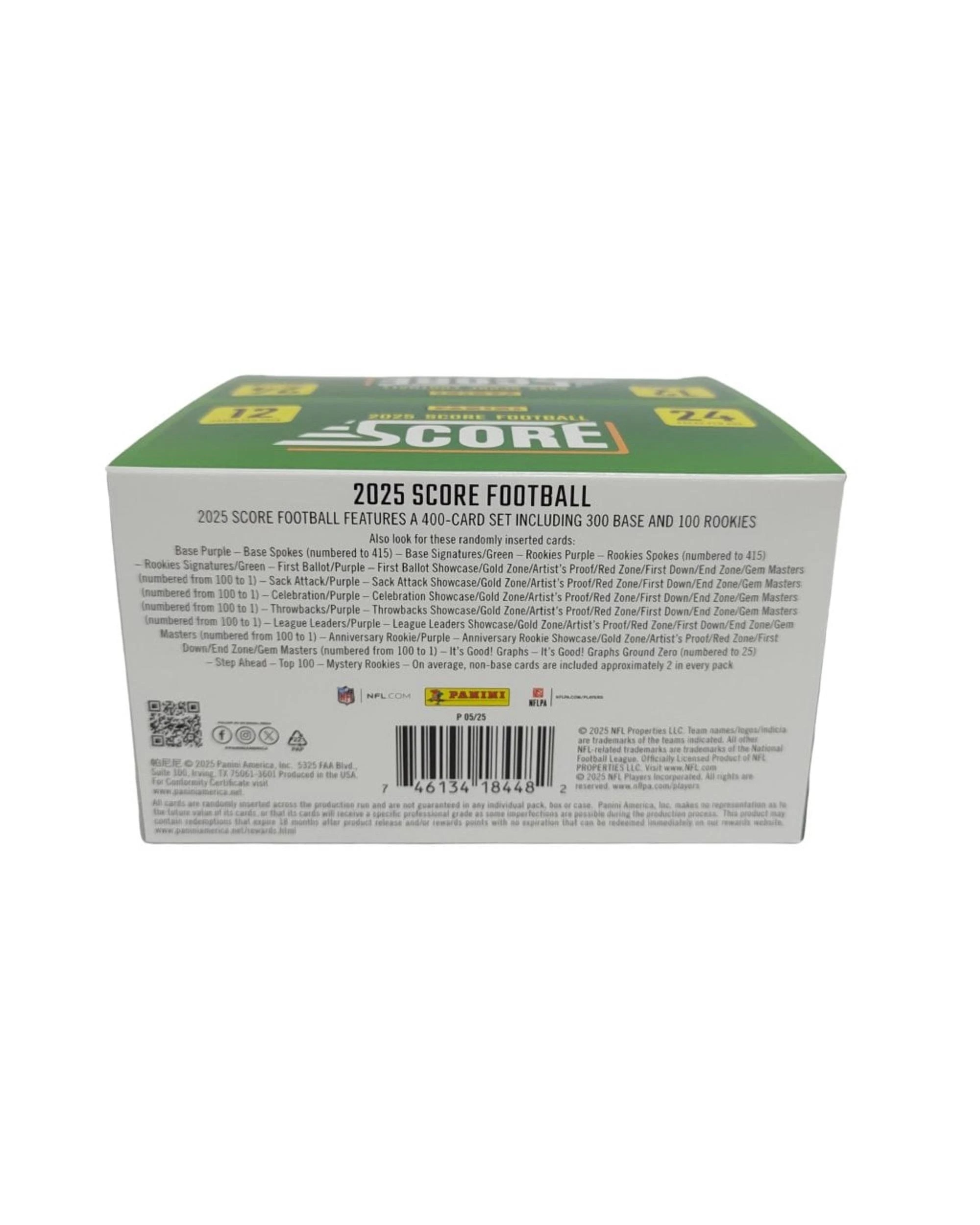 6 Panini 2025 NFL Score Football Retail Pack Box, 6 of 7