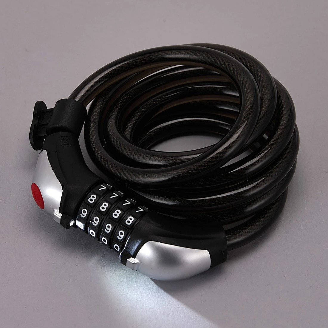 1 4 Digit Combo Lock with Light, 1 of 7