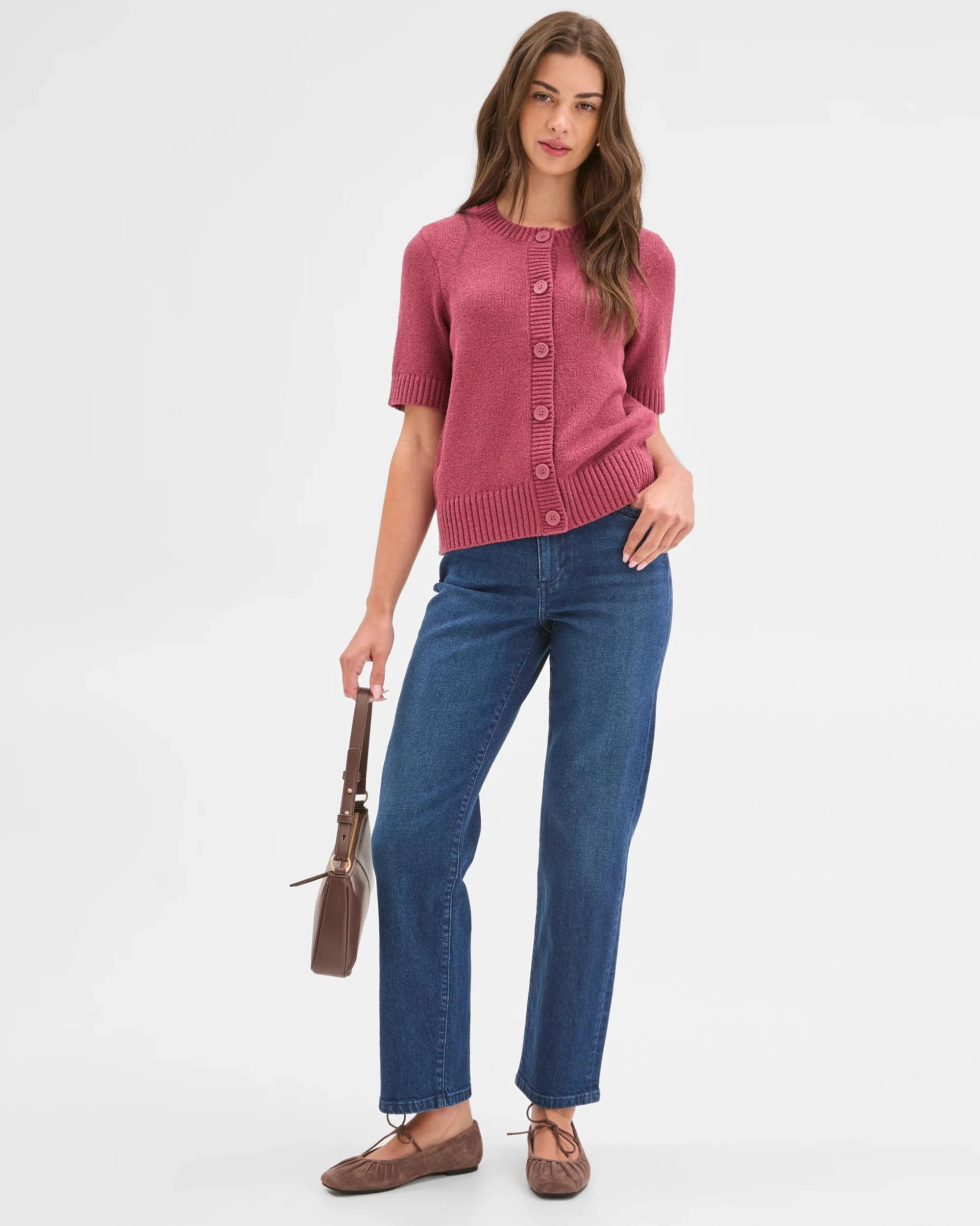 1 Target Petites Bella Straight Leg Denim Jeans MOONLIGHT, 1 of 6
