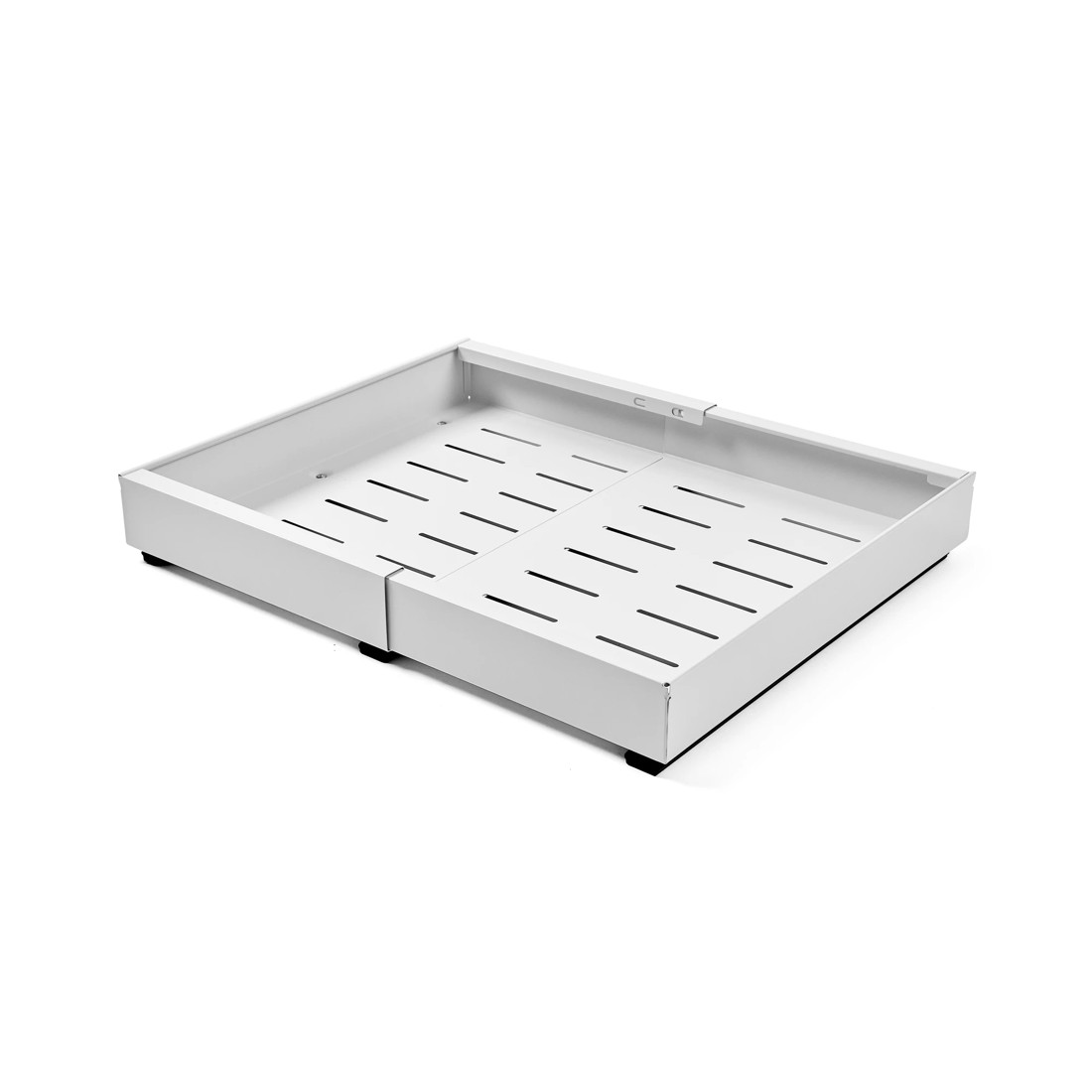 5 Expandable White Pull-Out Cabinet Drawer, 5 of 10