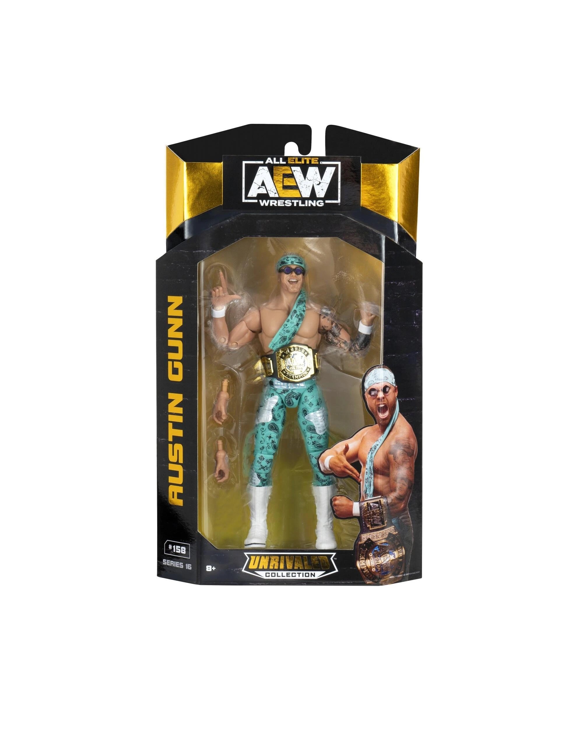 1 AEW All Elite Wrestling Unrivaled Austin Gunn Figure, 1 of 4