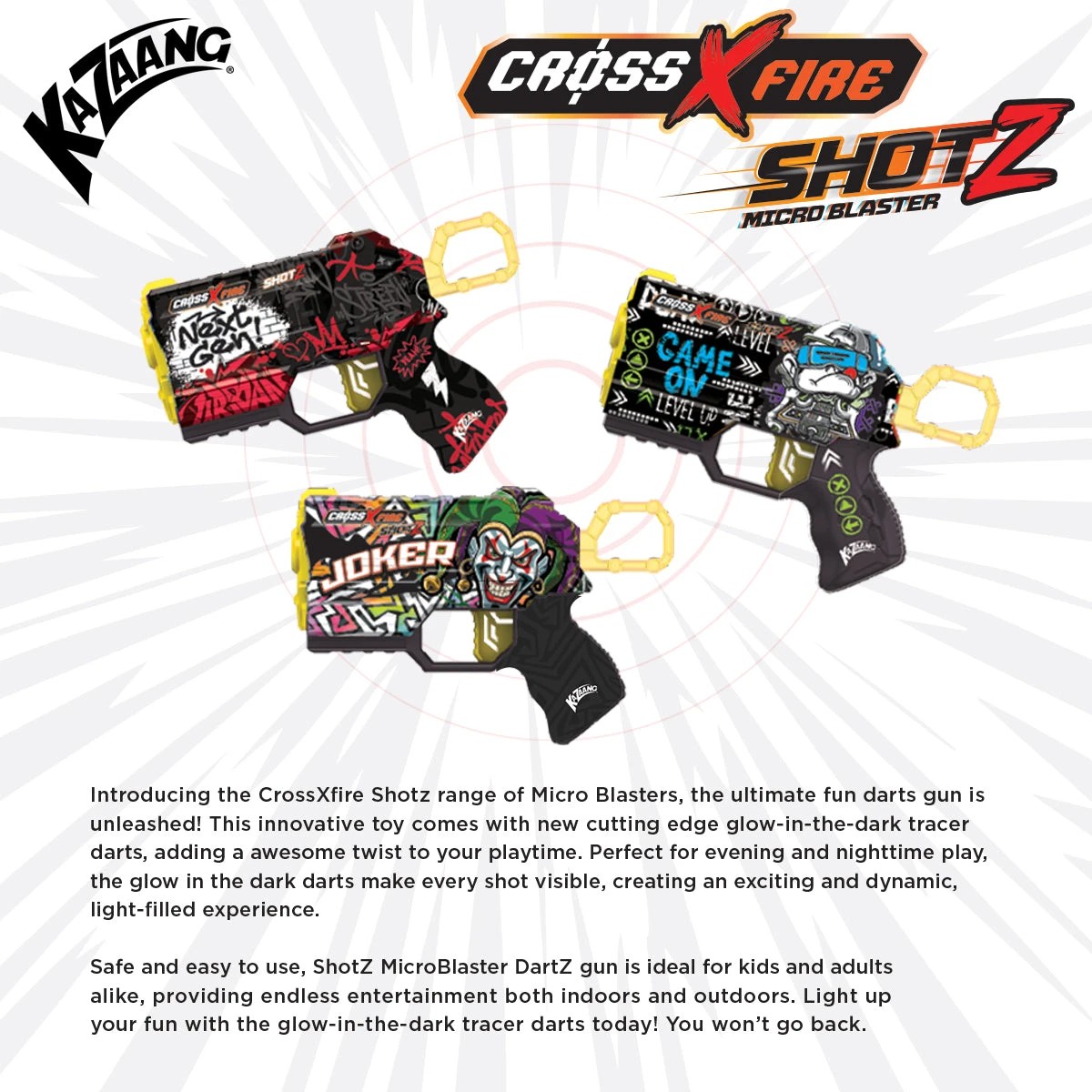 5 Kazaang CrossXFire Shotz - Mini Blaster - Next Gen, 5 of 9