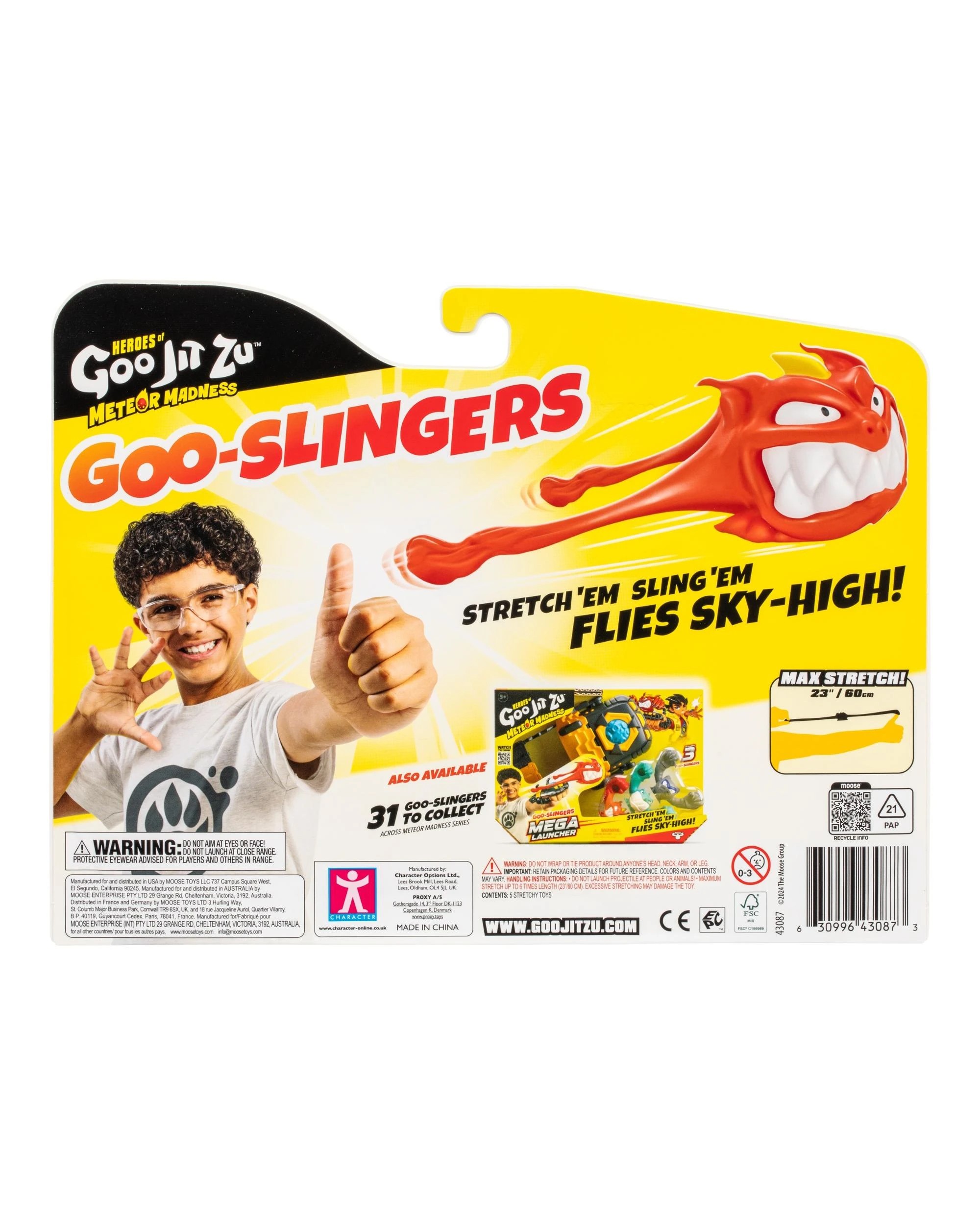 6 Heroes of Goo-Jit-Zu Series 13 Meteor Madness Goo Slingers Cosmic Metallic Slingers 5 Pack, 6 of 6
