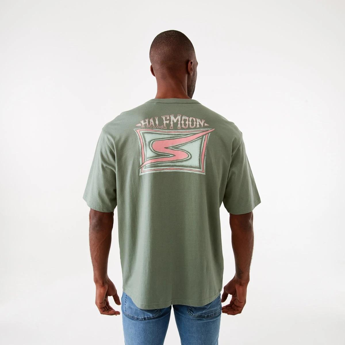 1 Oversized Graphic T-shirt Grn Thyme, 1 of 6