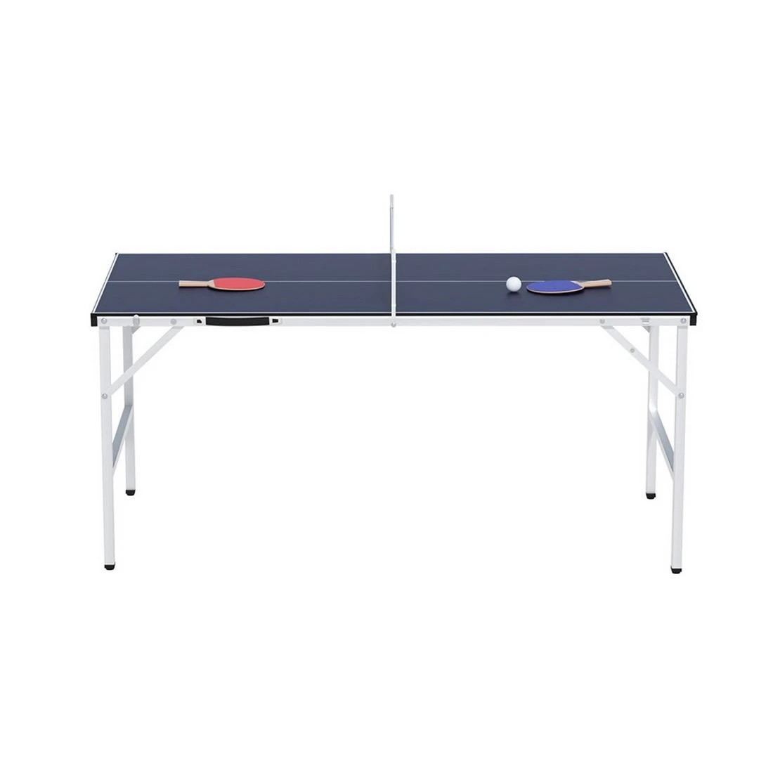 3 Everfit Table Tennis Ping Pong Table Portable Foldable Family Game Home Indoor - Blue, 3 of 6