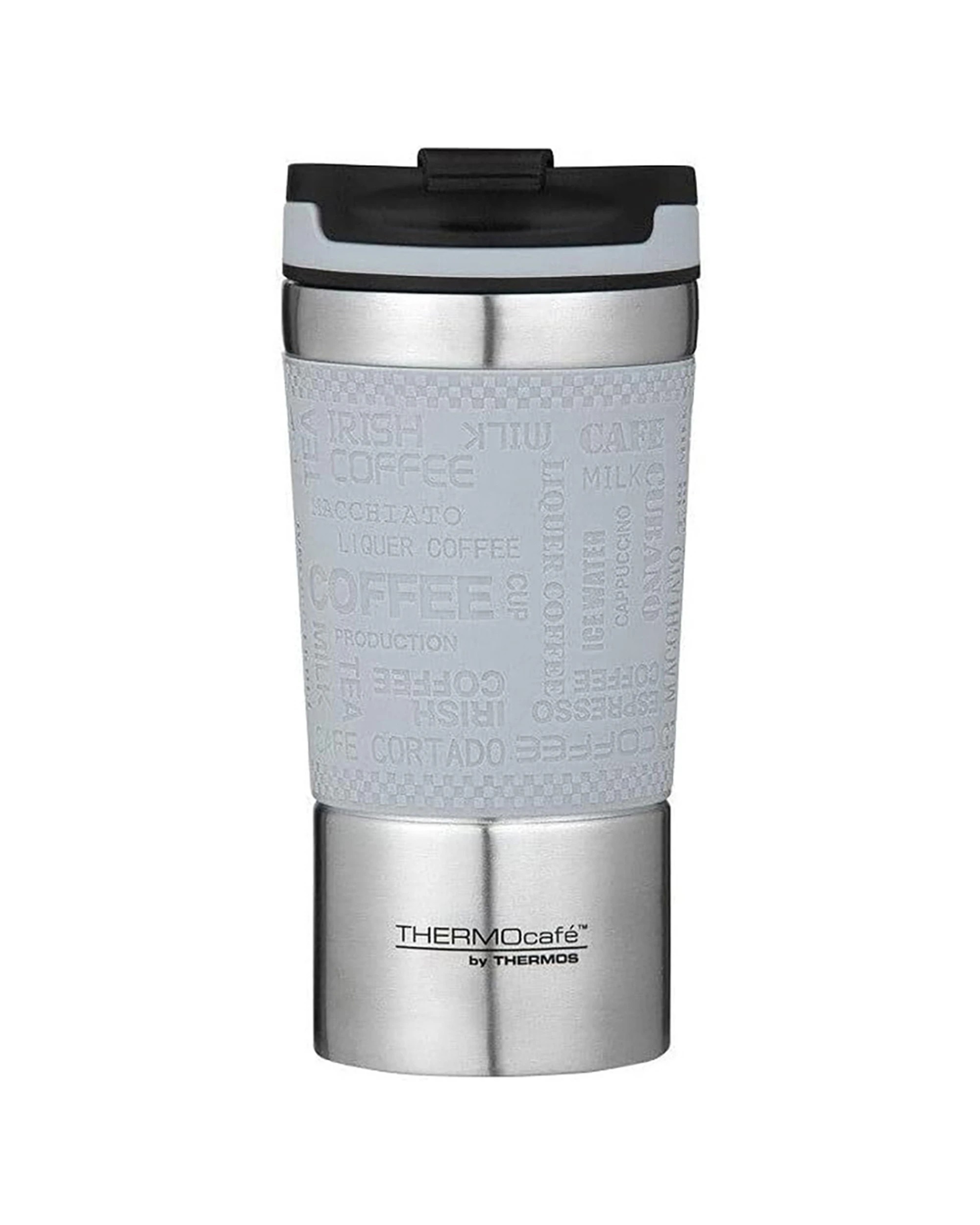 1 Thermocafe Vacuum Insulated Travel Cup 350Ml Leakproof Portable Design - Grey, 1 of 1