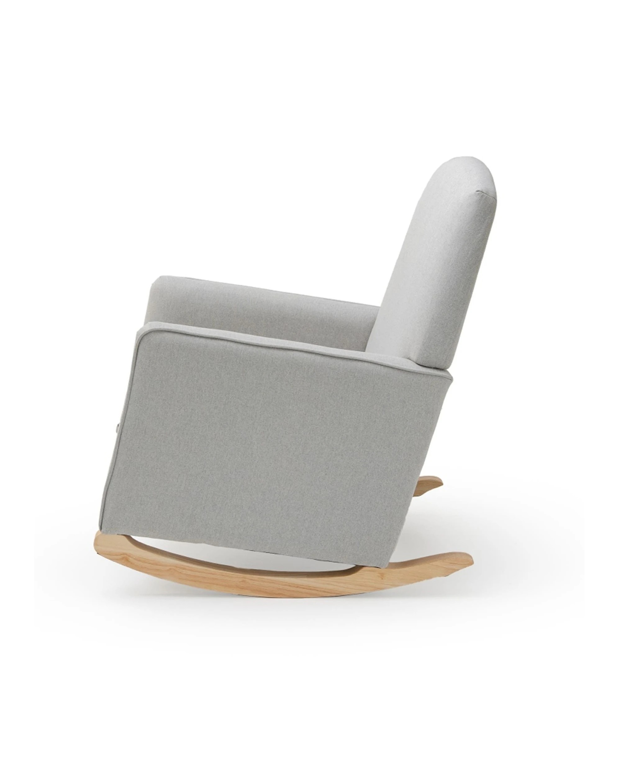 3 ValcoBaby Haven Nursery Rocking Chair Integrated Ottoman Memory Foam Cush - Grey, 3 of 6