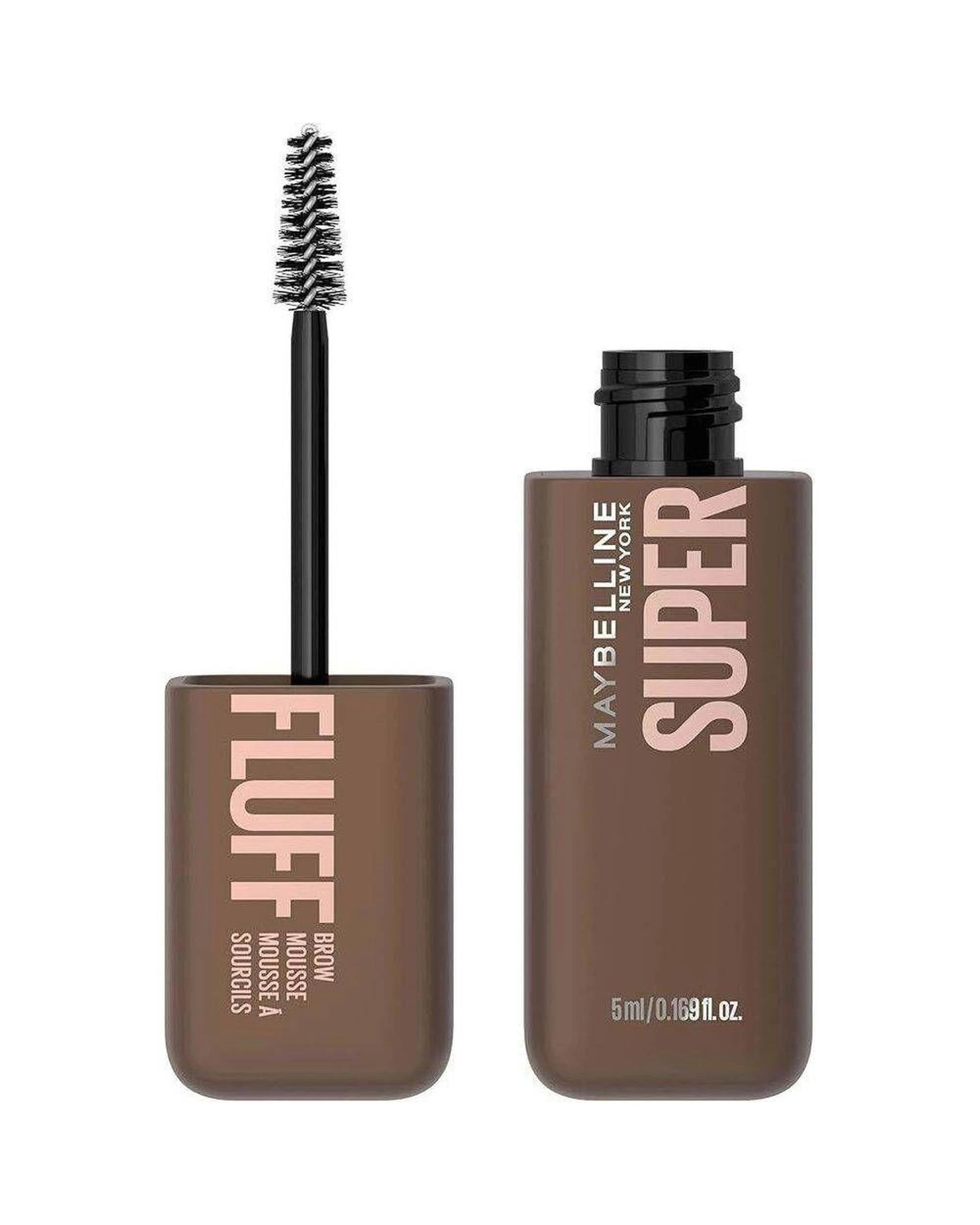 2 Maybelline Super Fluff Brow Mousse 5mL - Medium Brown - Brown, 2 of 8