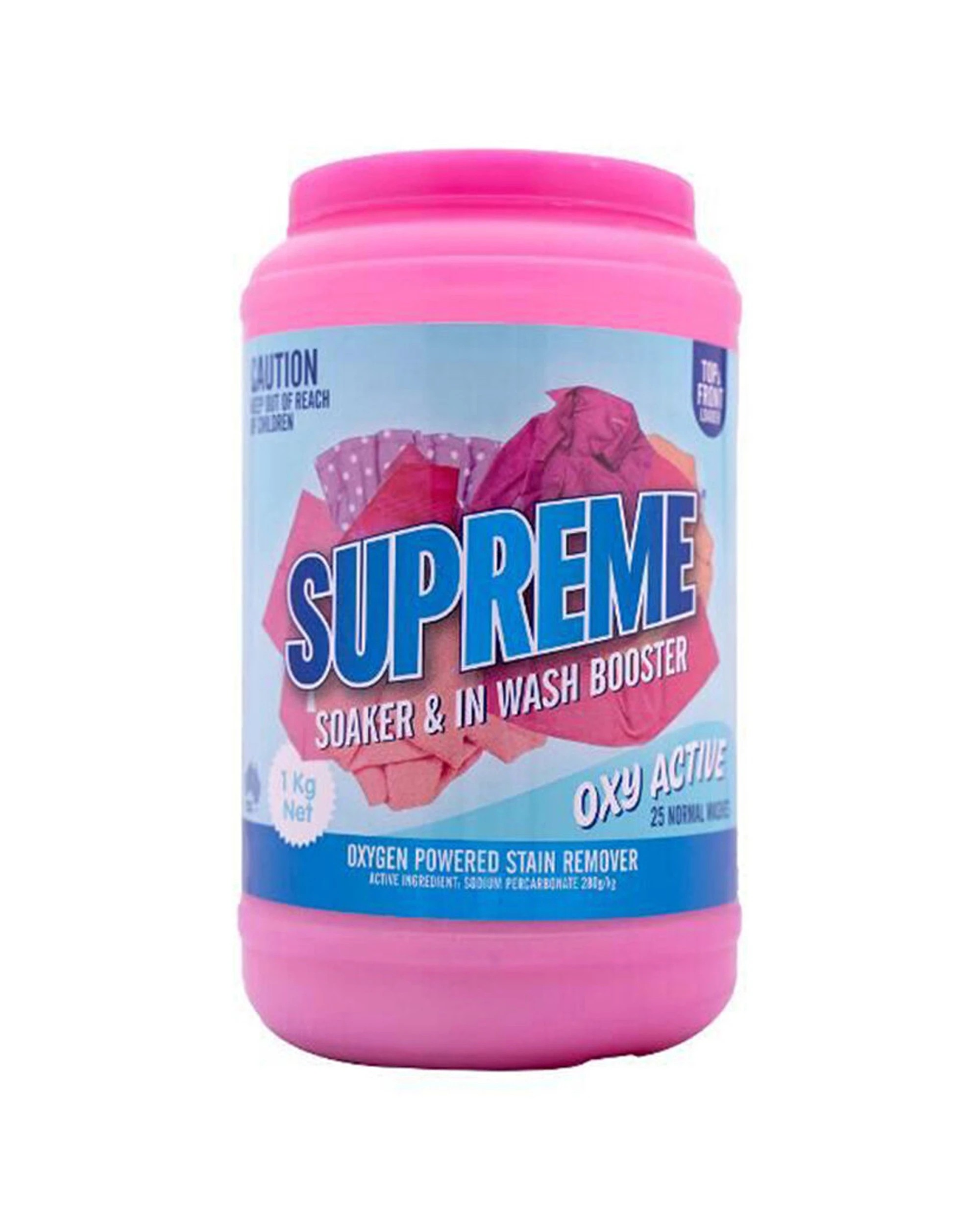 2 Supreme 6PK Oxy Active Oxygen Stain Remover Cleaner Laundry 1kg Pack - Multi, 2 of 5