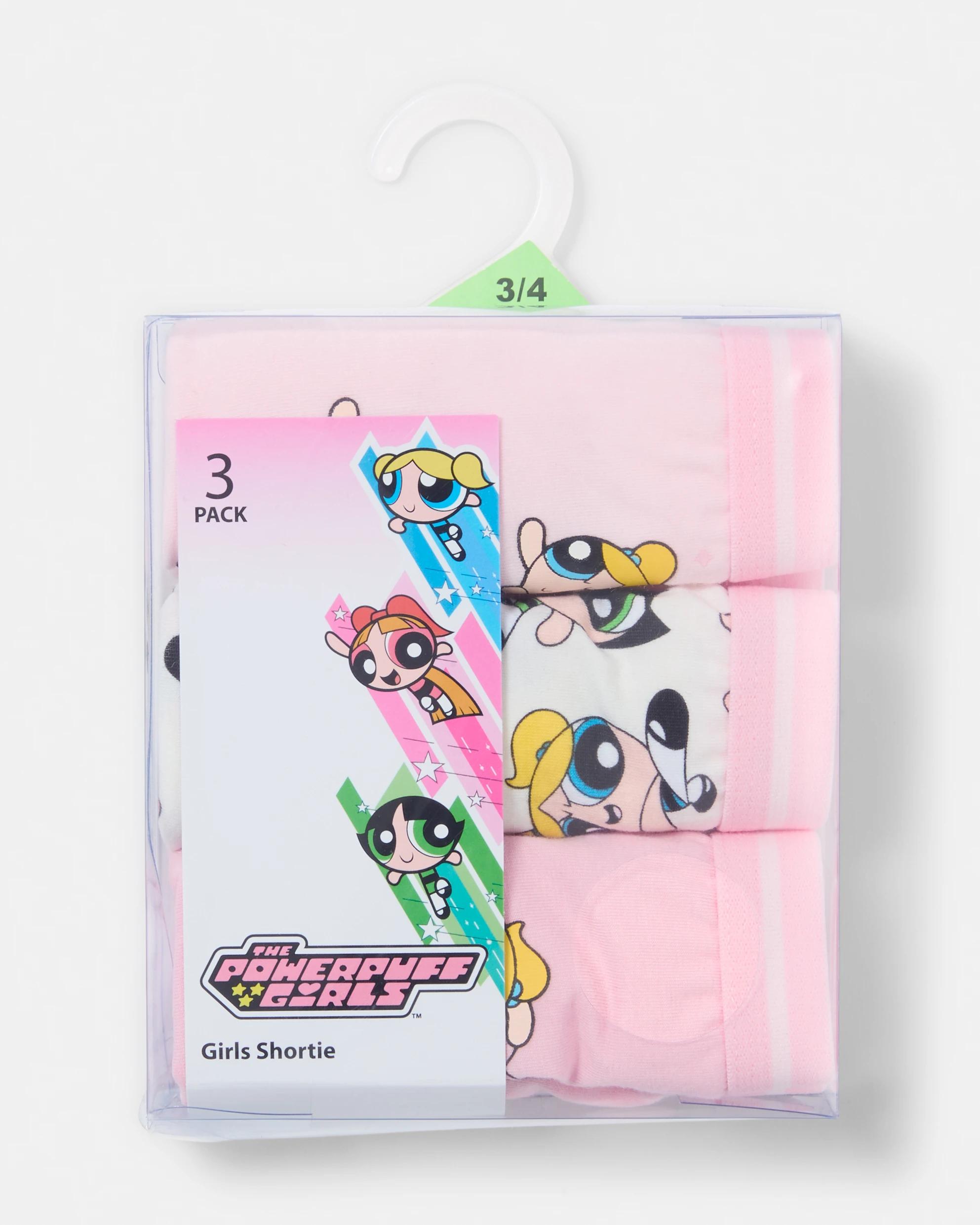 6 3 Pack The Powerpuff Girls License Shorties Power Puff, 6 of 6