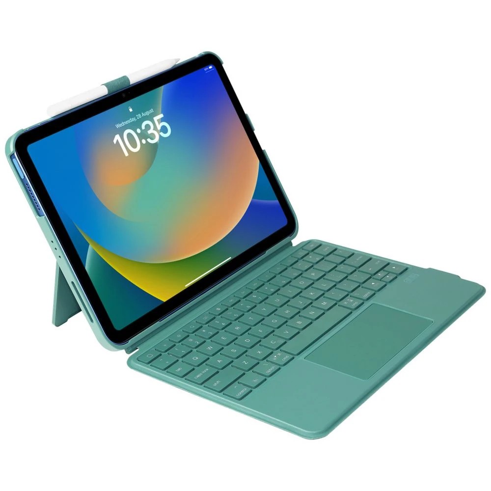 1 J.Burrows Keyboard Folio iPad A16/10th Gen/Air/Pro 11" Green, 1 of 10