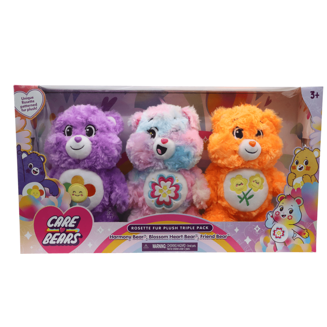 1 Care Bears Rosette Fur Plush Triple Pack, 1 of 3