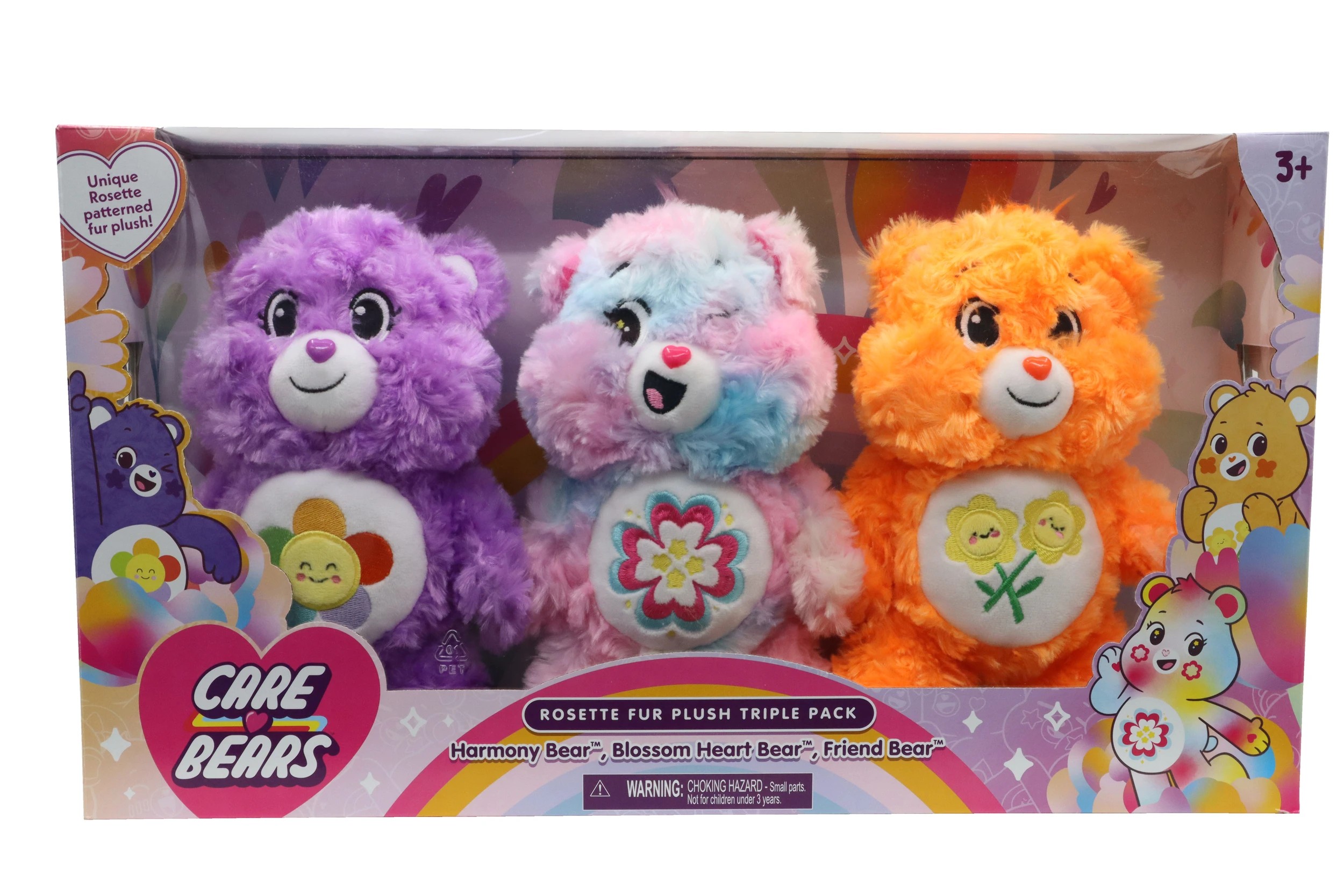 1 Care Bears Rosette Fur Plush Triple Pack, 1 of 4