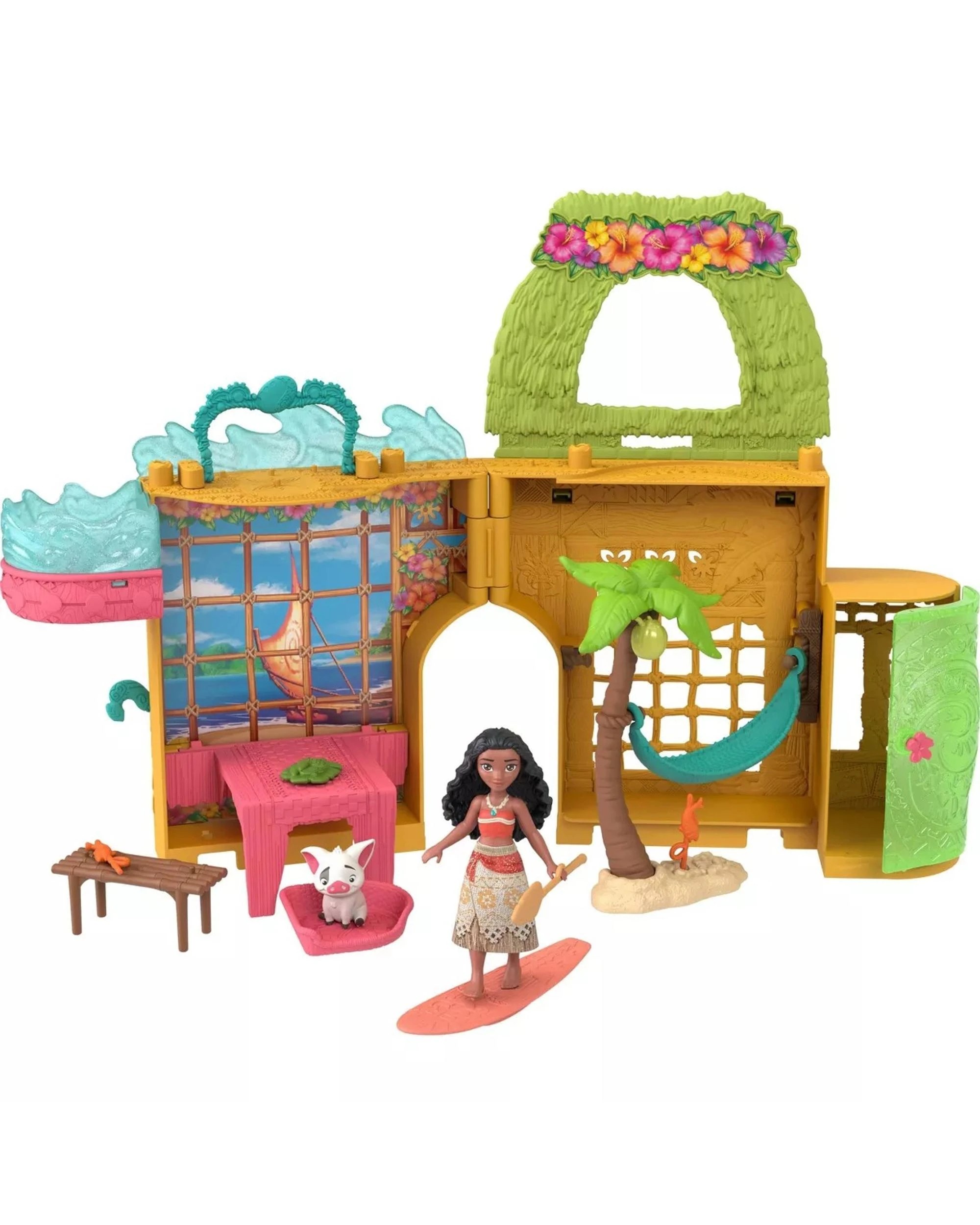 2 Disney Storytime Stackers Moana Moanas Island Home Playset, 2 of 6