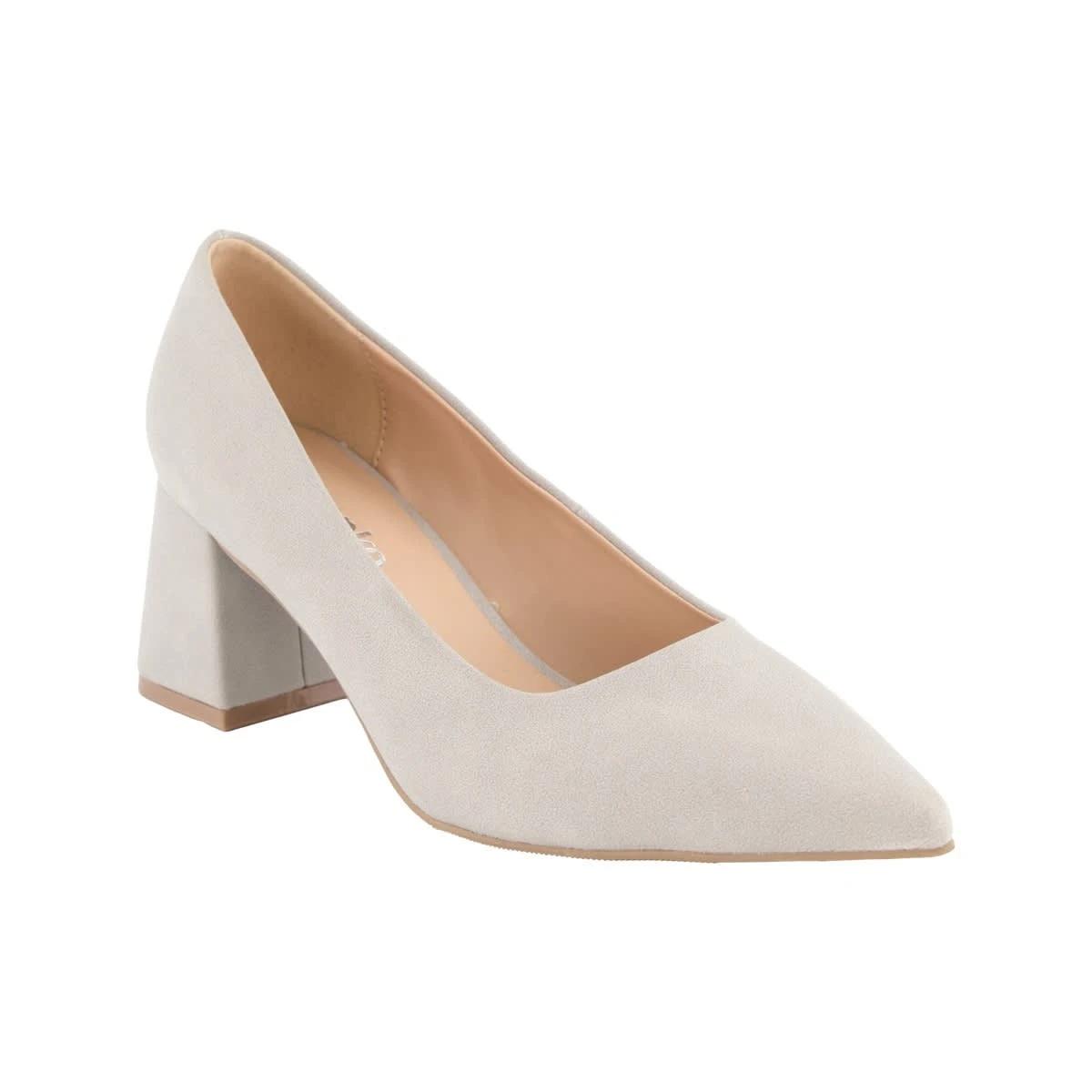 1 Pointy Block Heels SOFT LIGHT GREY, 1 of 5