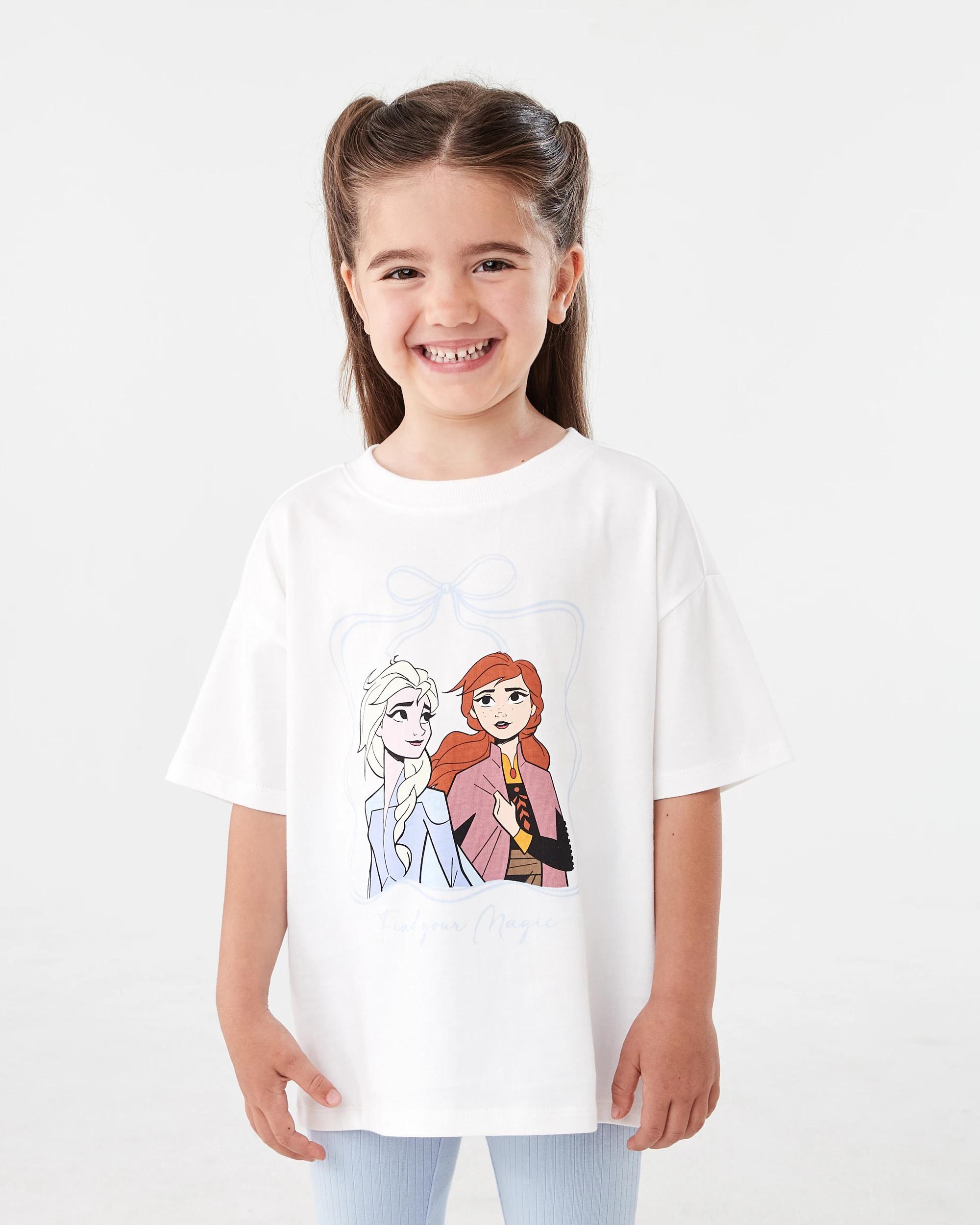 1 Frozen License Oversized Short Sleeve T-shirt Frozen, 1 of 8