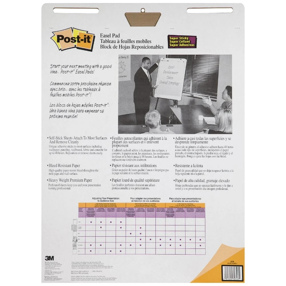 4 Post-it Easel Pad White, 4 of 5