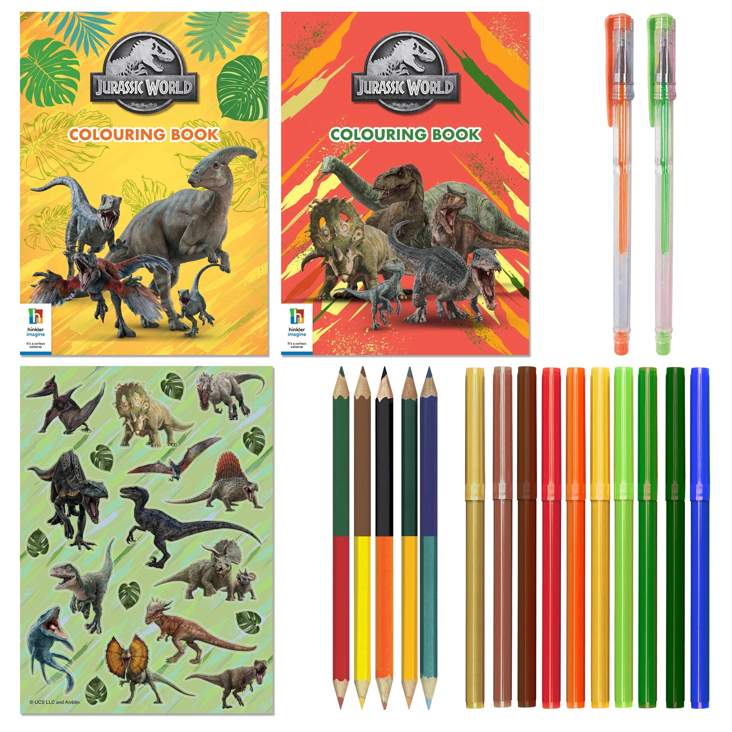 3 Kaleidoscope Jurassic World Colouring Carry Case - Book, 3 of 7