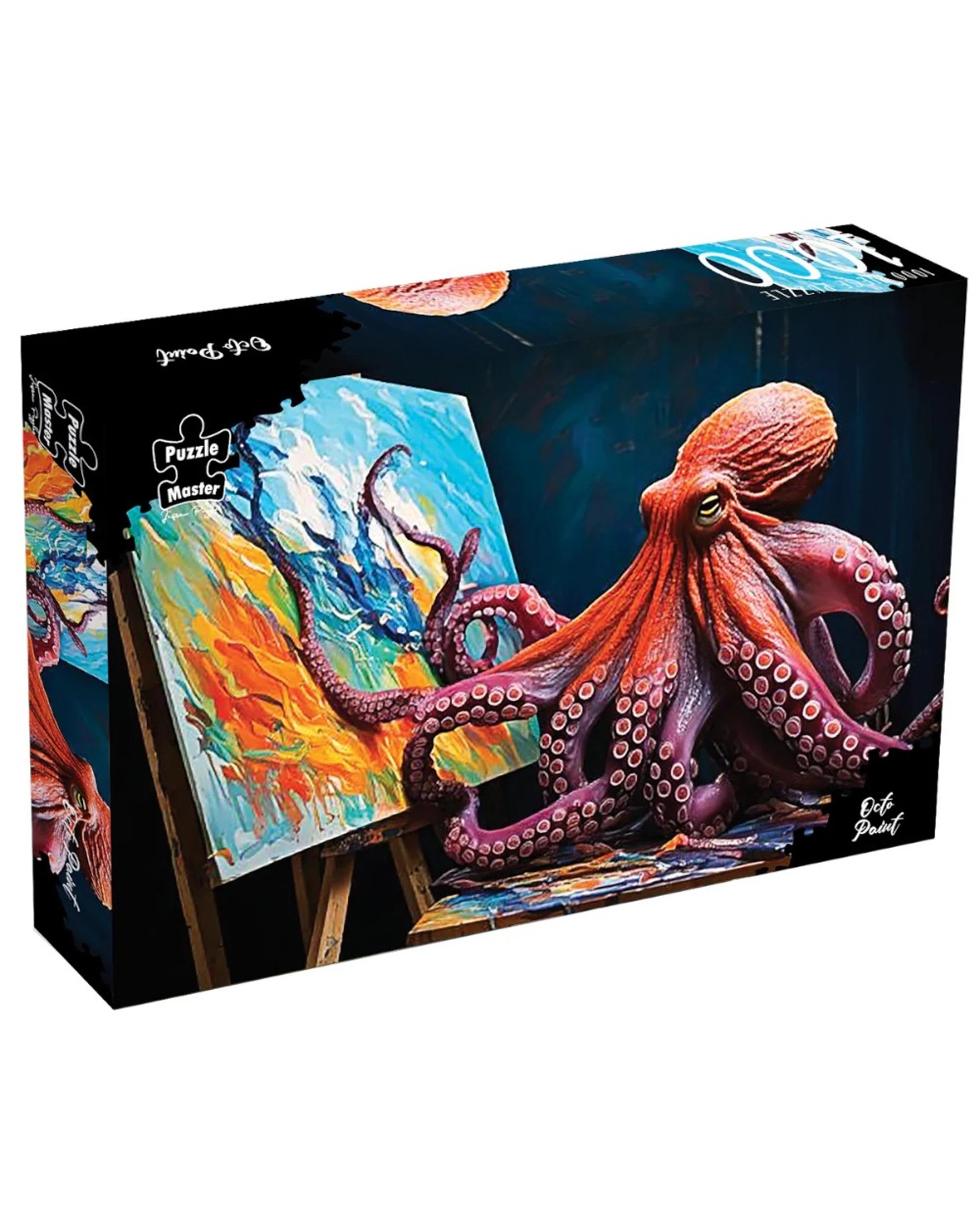 1 Puzzle Master Octo Paint 1000 Piece Jigsaw Puzzle, 1 of 2