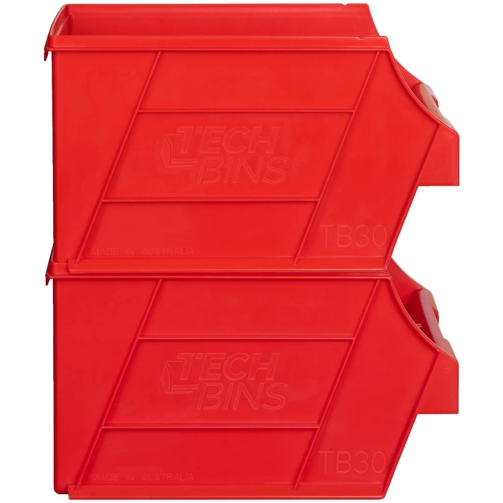 6 Wall Tech Bin 6L Red, 6 of 10