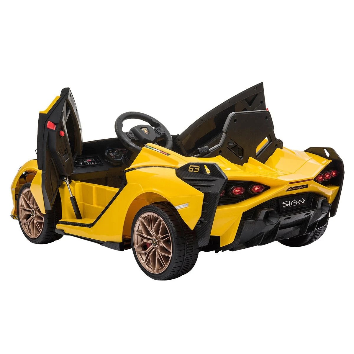 4 Lamborghini Electric Ride On Car Lamborghini Sian Licensed, 4 of 4