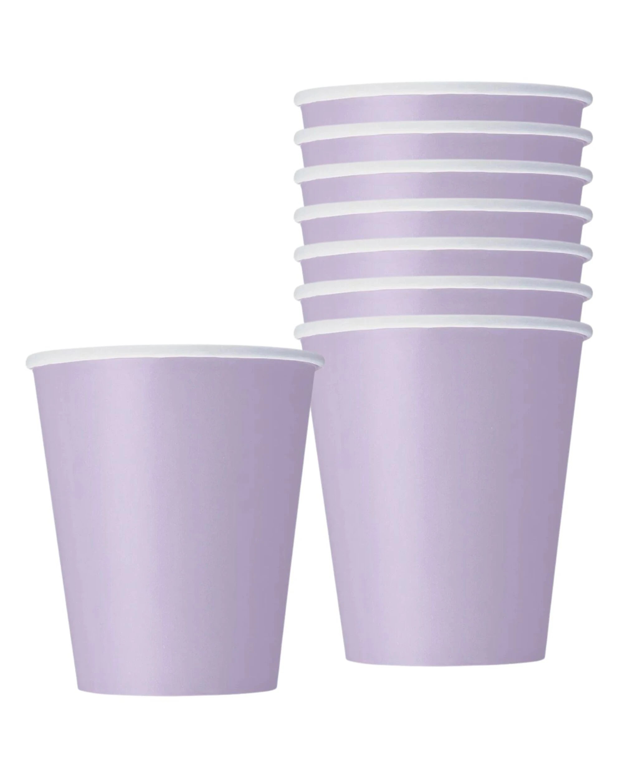 1 Unique Lavender Paper Cups Pack of 8Purple - Purple, 1 of 2