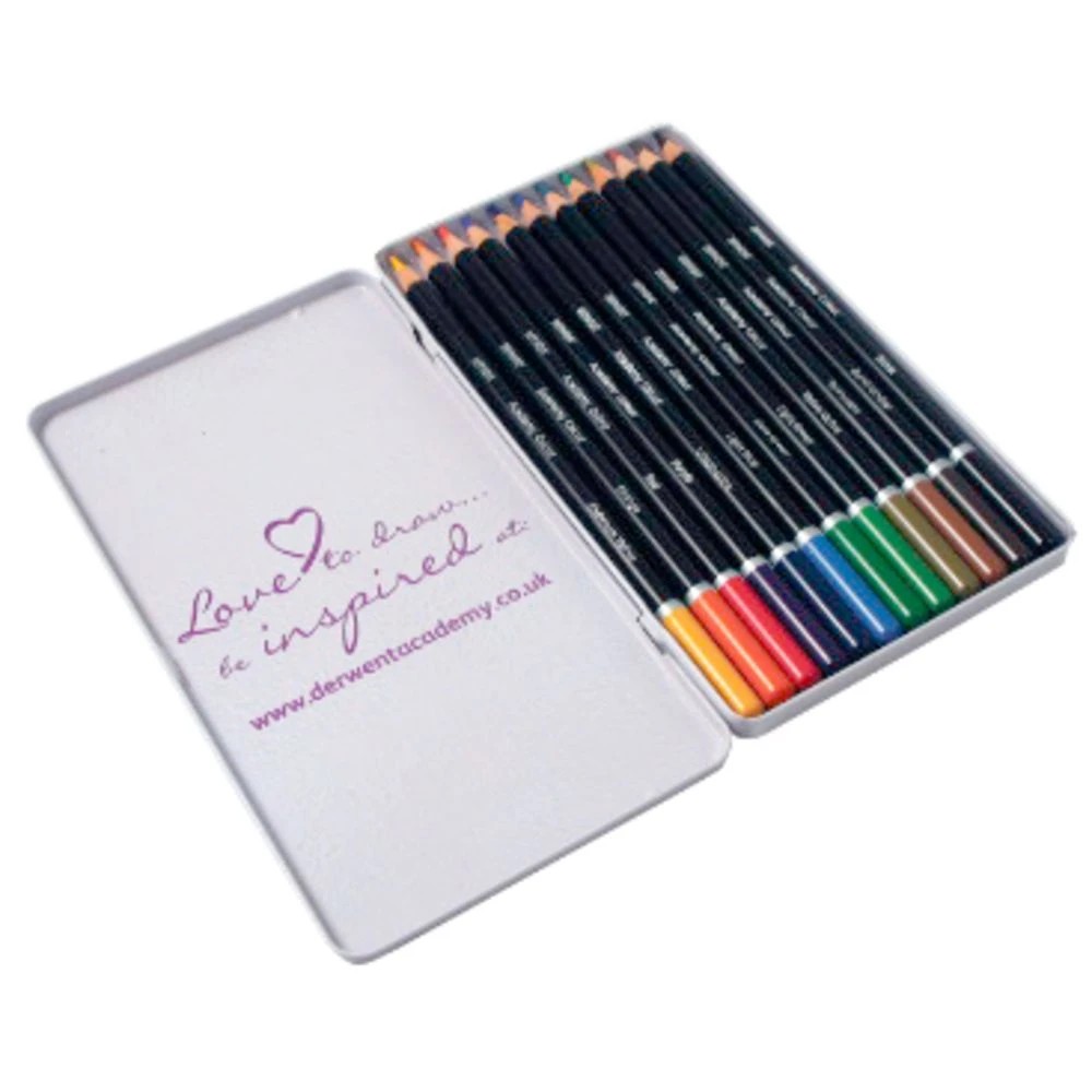 3 Derwent Academy Coloured Pencils 12 Pack, 3 of 3