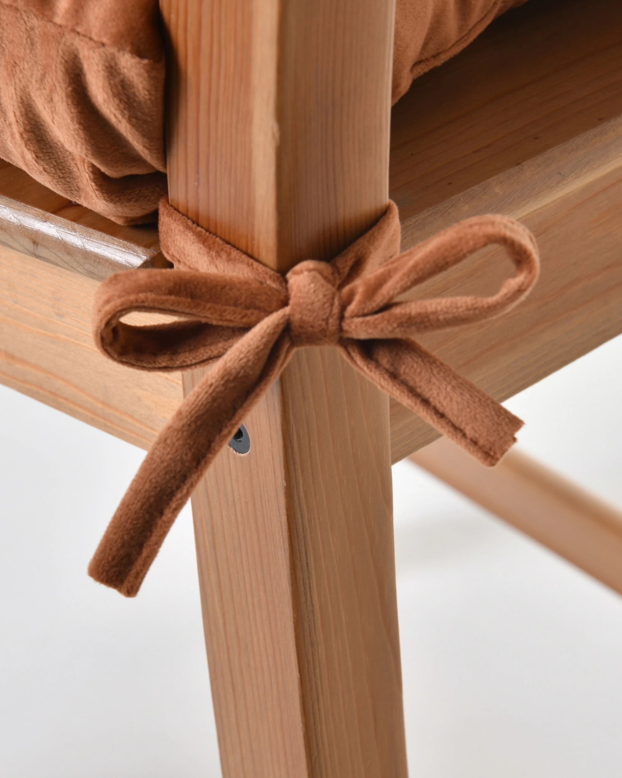 5 Cadence & Co. Vivienne Velvet Seat Cushion 4 Pack - Cinnamon, 5 of 7