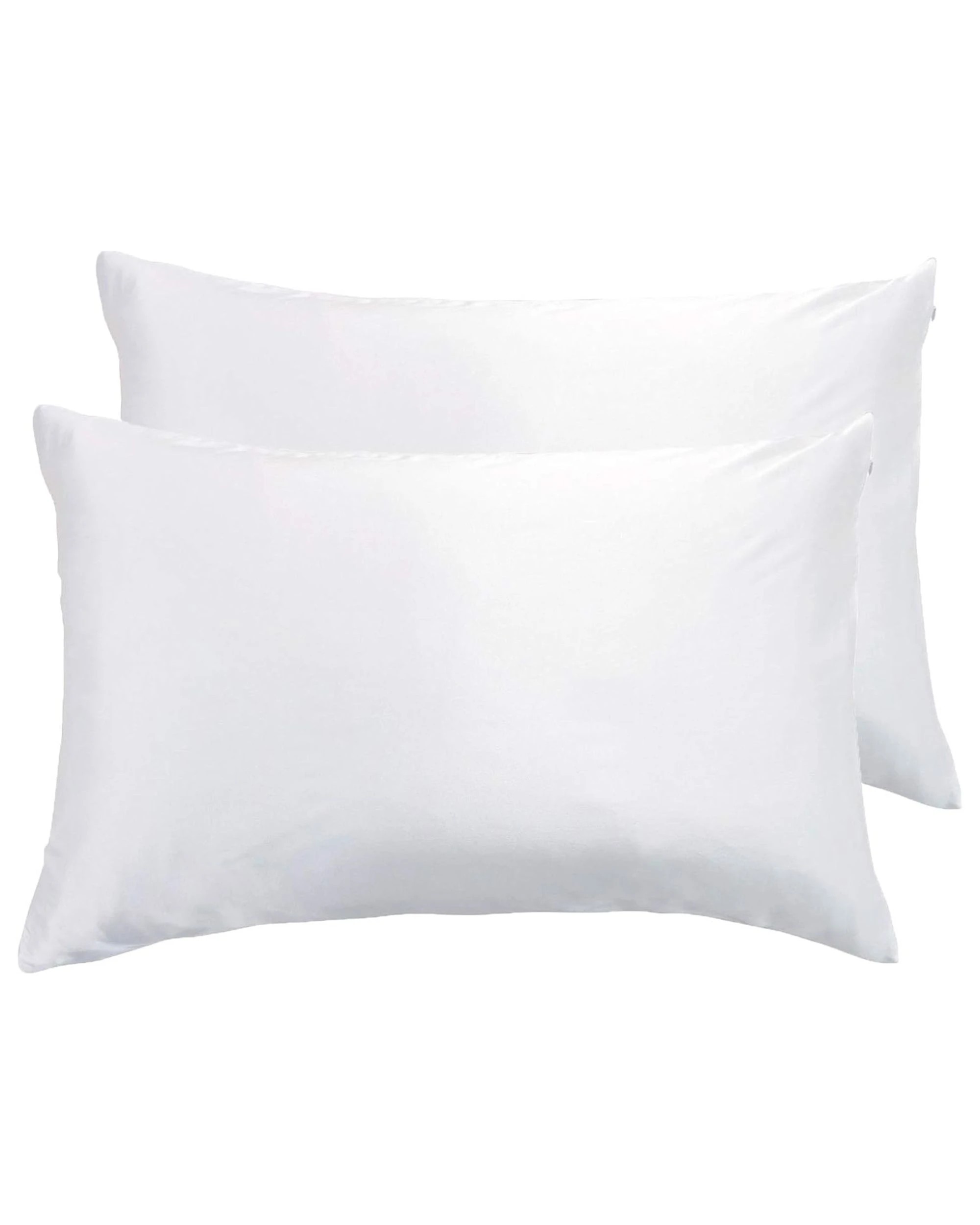1 Gioia Casa 2-Pack Mulberry Silk Pillowcases Soft Hypoallergenic - White, 1 of 6