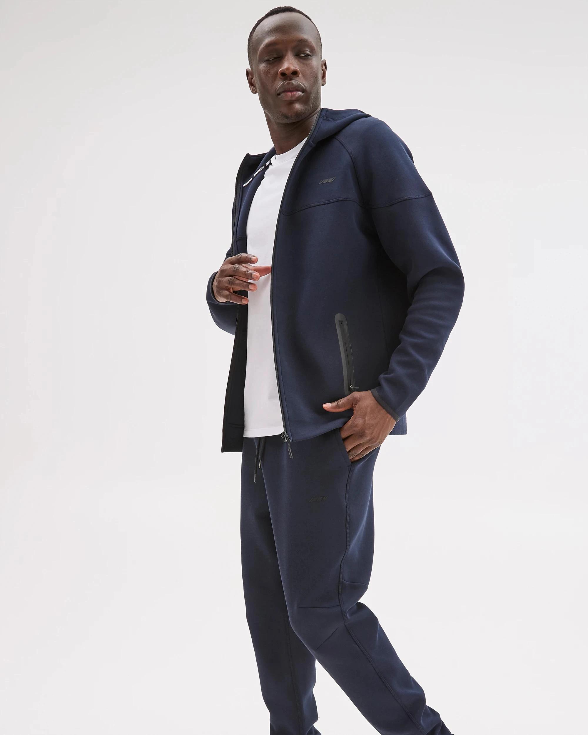 5 Target Active Australian Cotton Blend Tech Pullover Hoodie NAVY, 5 of 7