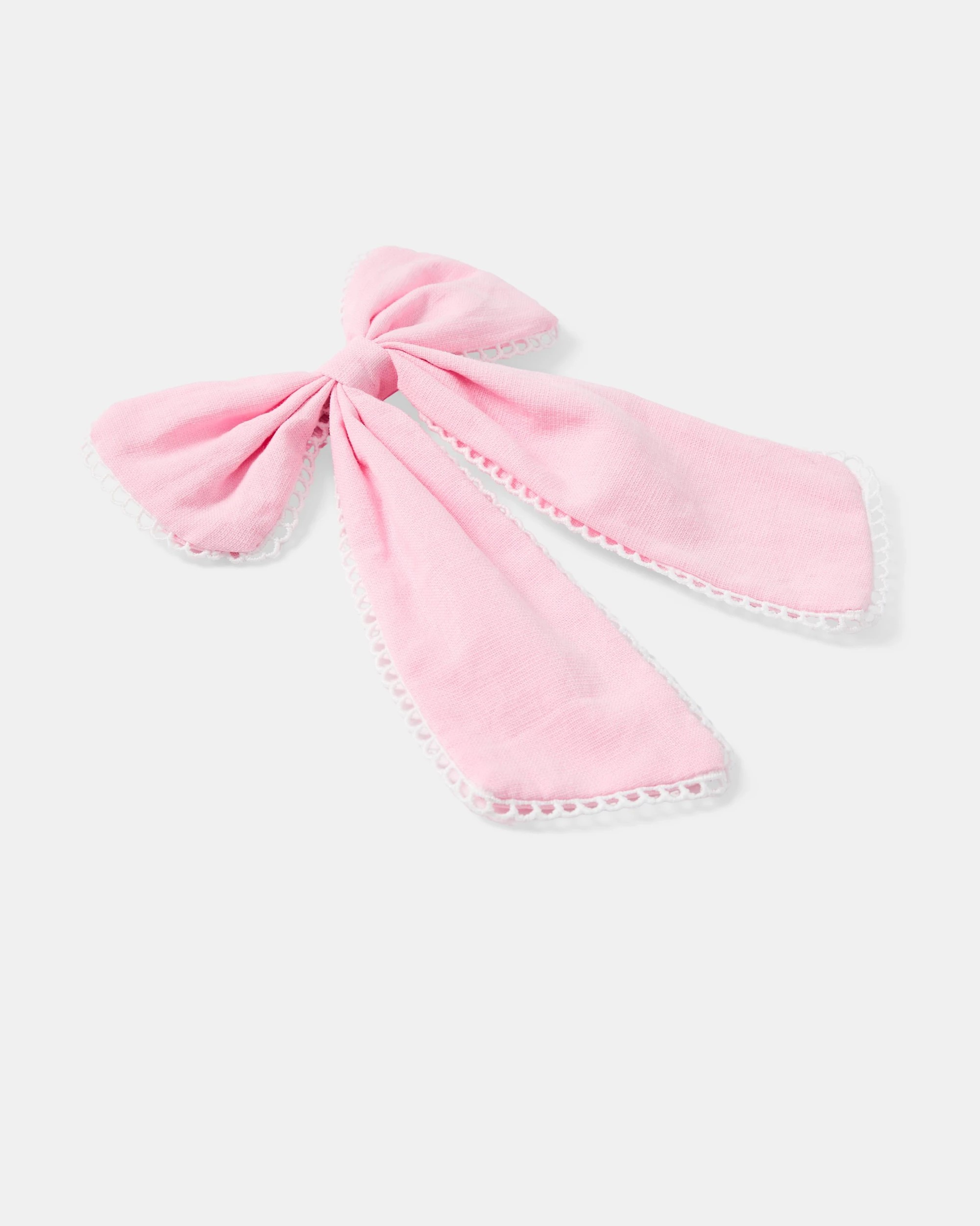 2 Pink Bow Hair Clip, 2 of 3