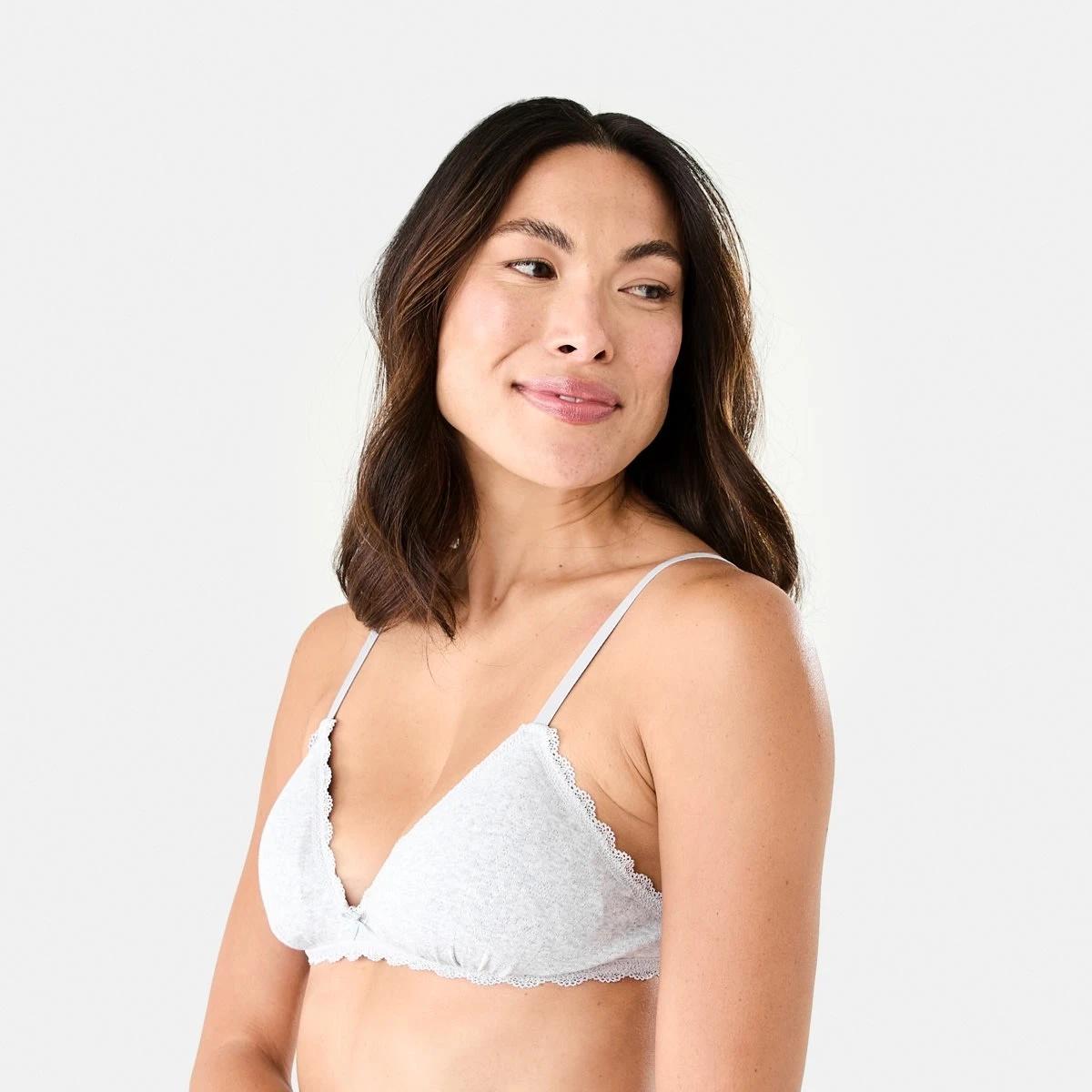 5 2 Pack Pointelle Bralette Yellw Flrl, 5 of 9