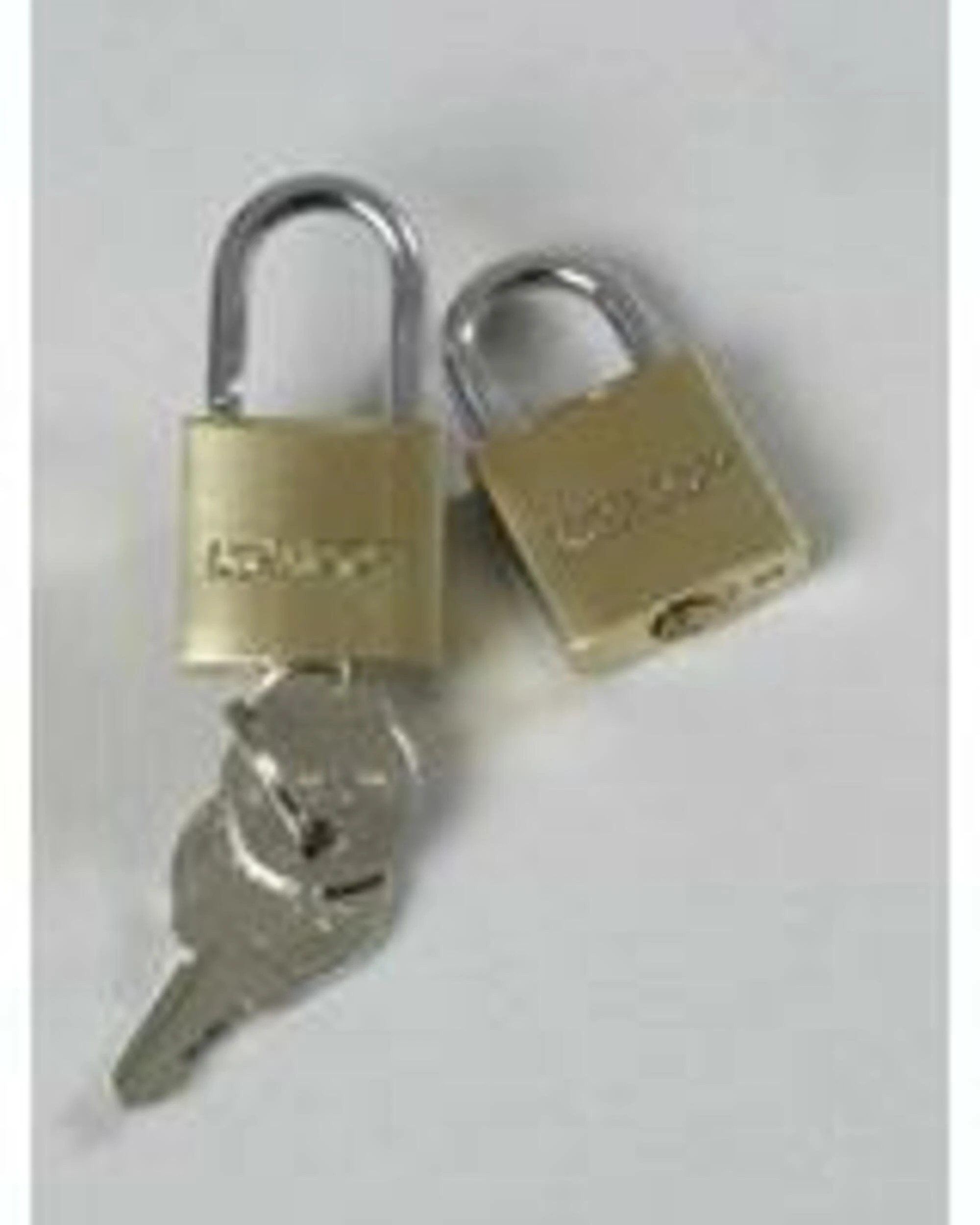 2 Korjo Brass Luggage Lock Set - 2-Pack - Assorted Colours, 2 of 2