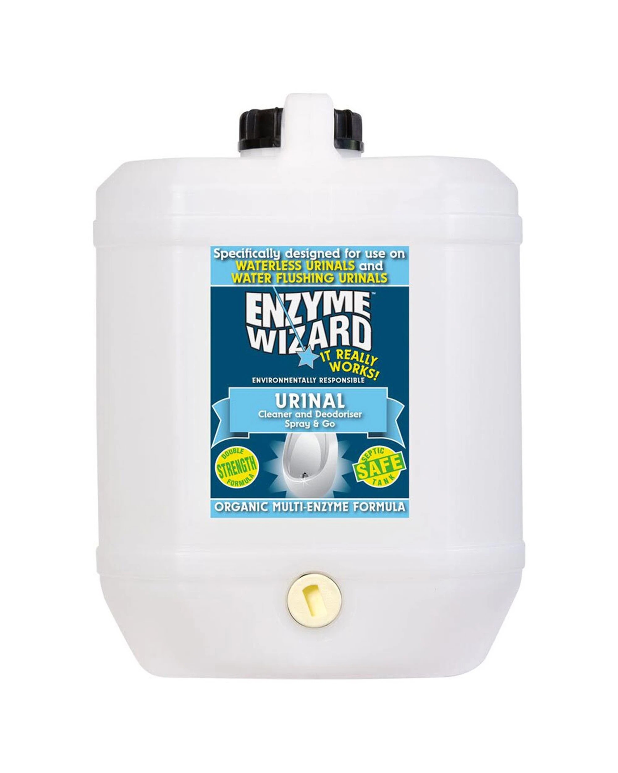1 Enzyme Wizard Urinal Cleaner Spray Deodoriser 10L - Multi, 1 of 1