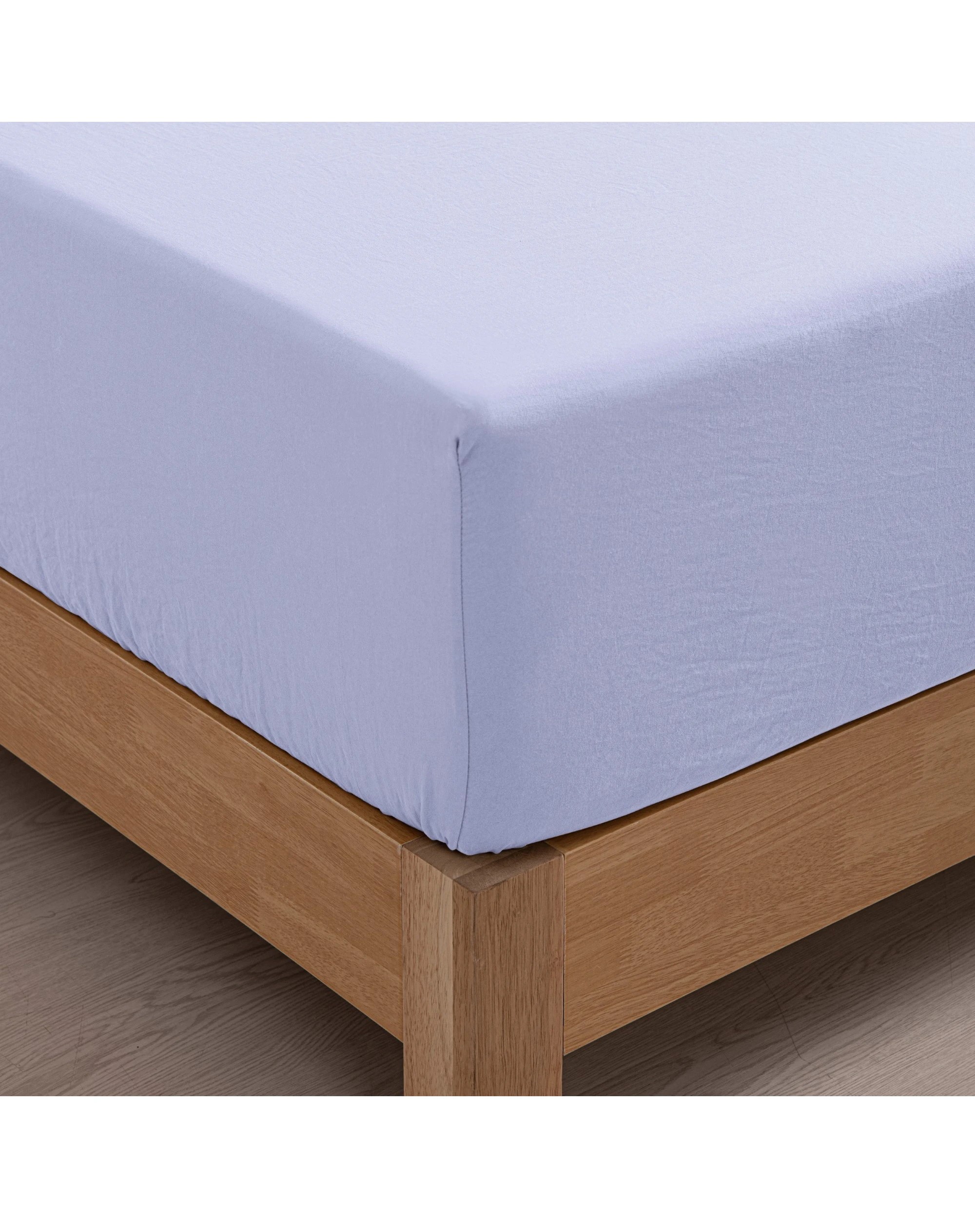 6 Dreamaker Superfine Washed Microfibre Sheet Set - Super King Bed - Lilac, 6 of 7