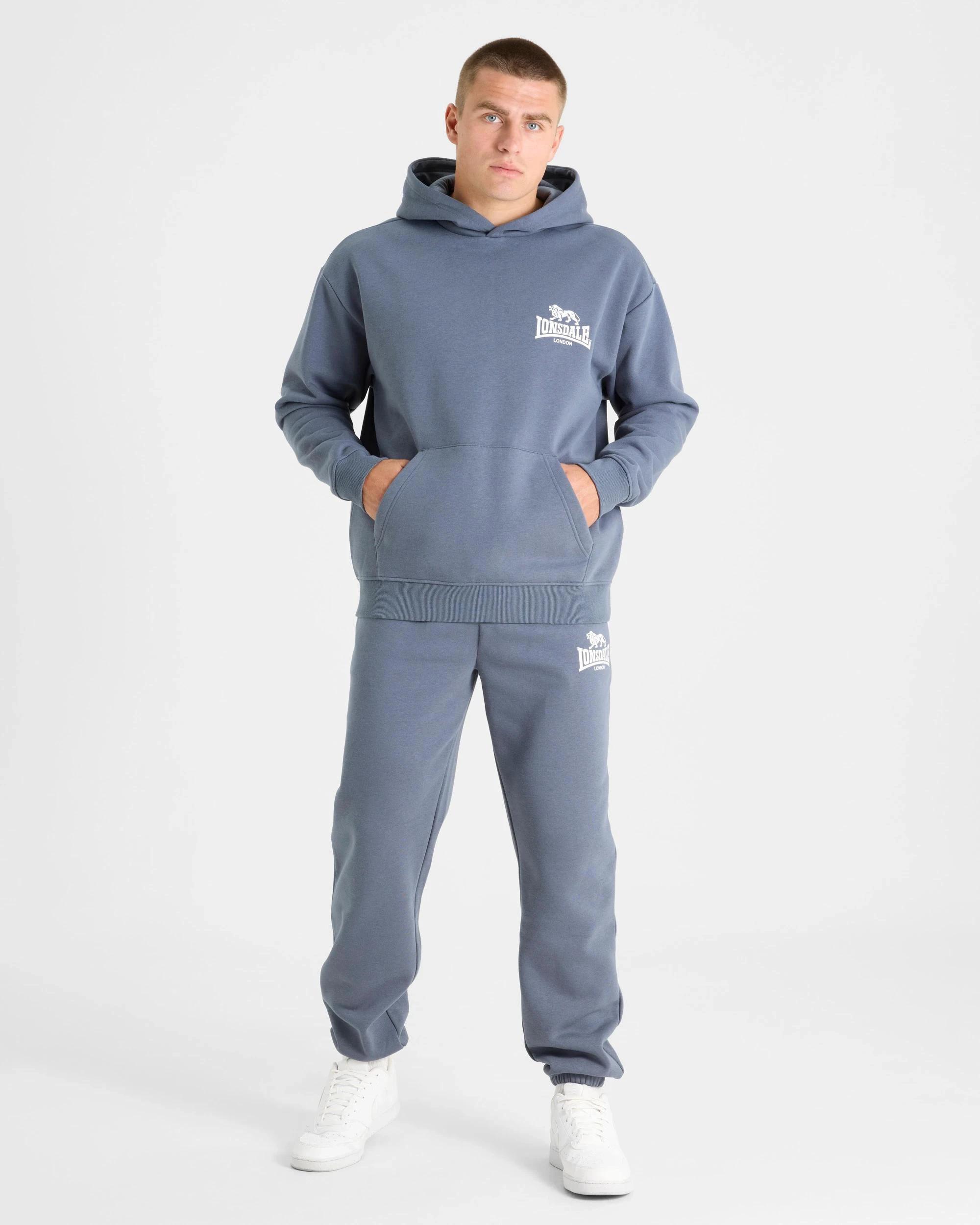 5 Lonsdale London Relaxed Sport Hoodie BLUE, 5 of 5