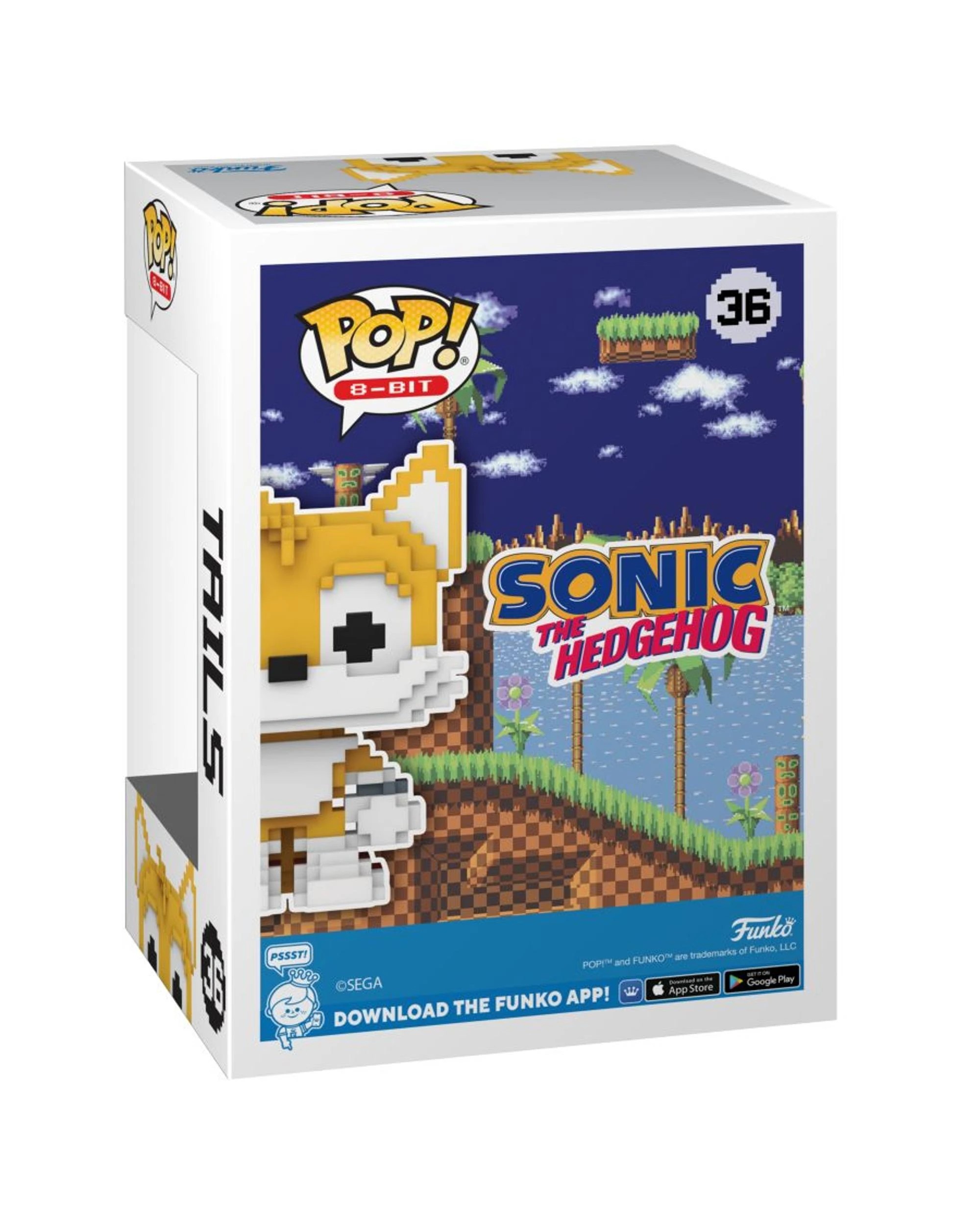 3 Sonic the Hedgehog Tails 8-Bit Funko POP! Vinyl, 3 of 3