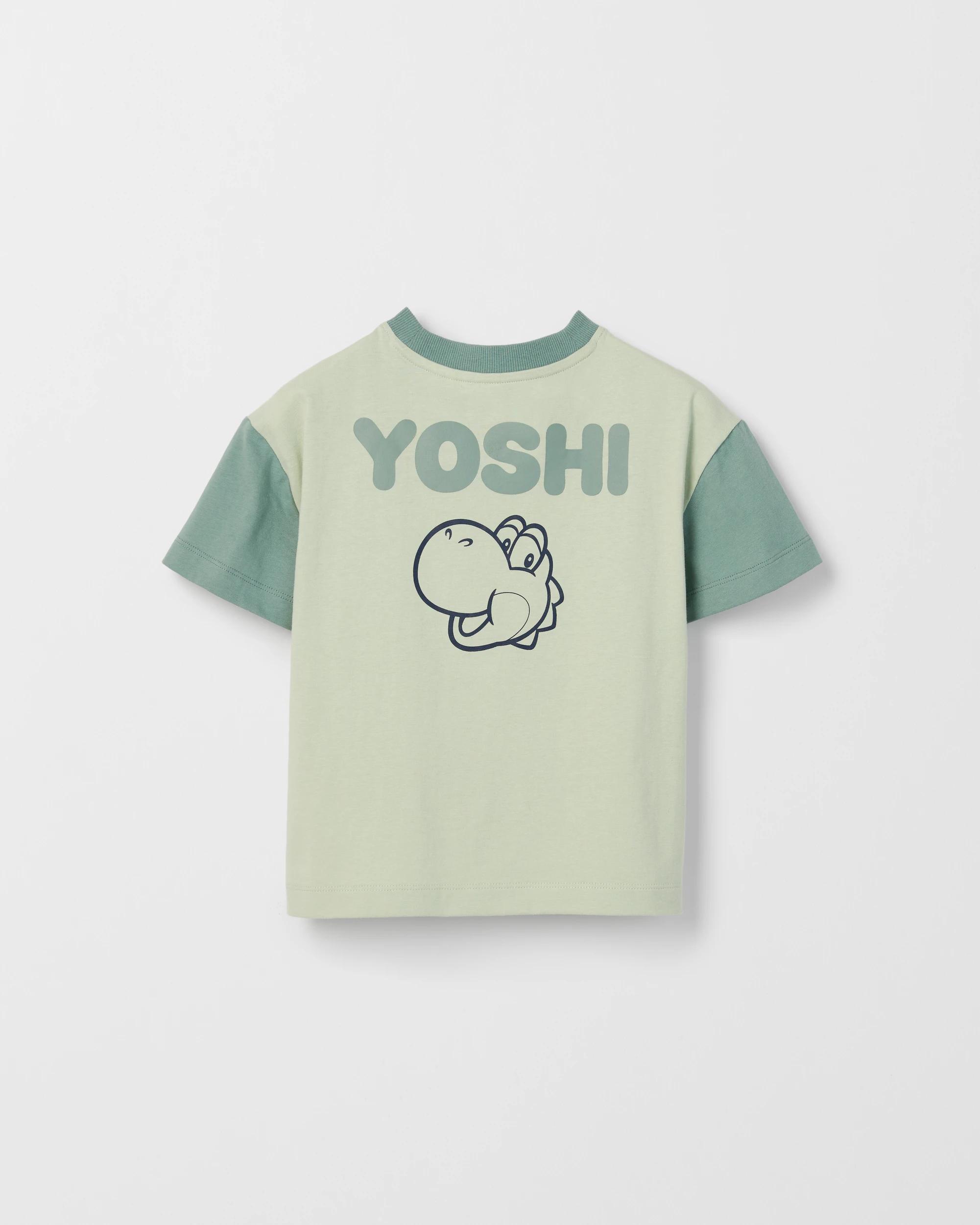 7 Super Mario Australian Cotton T-Shirt GREEN, 7 of 7