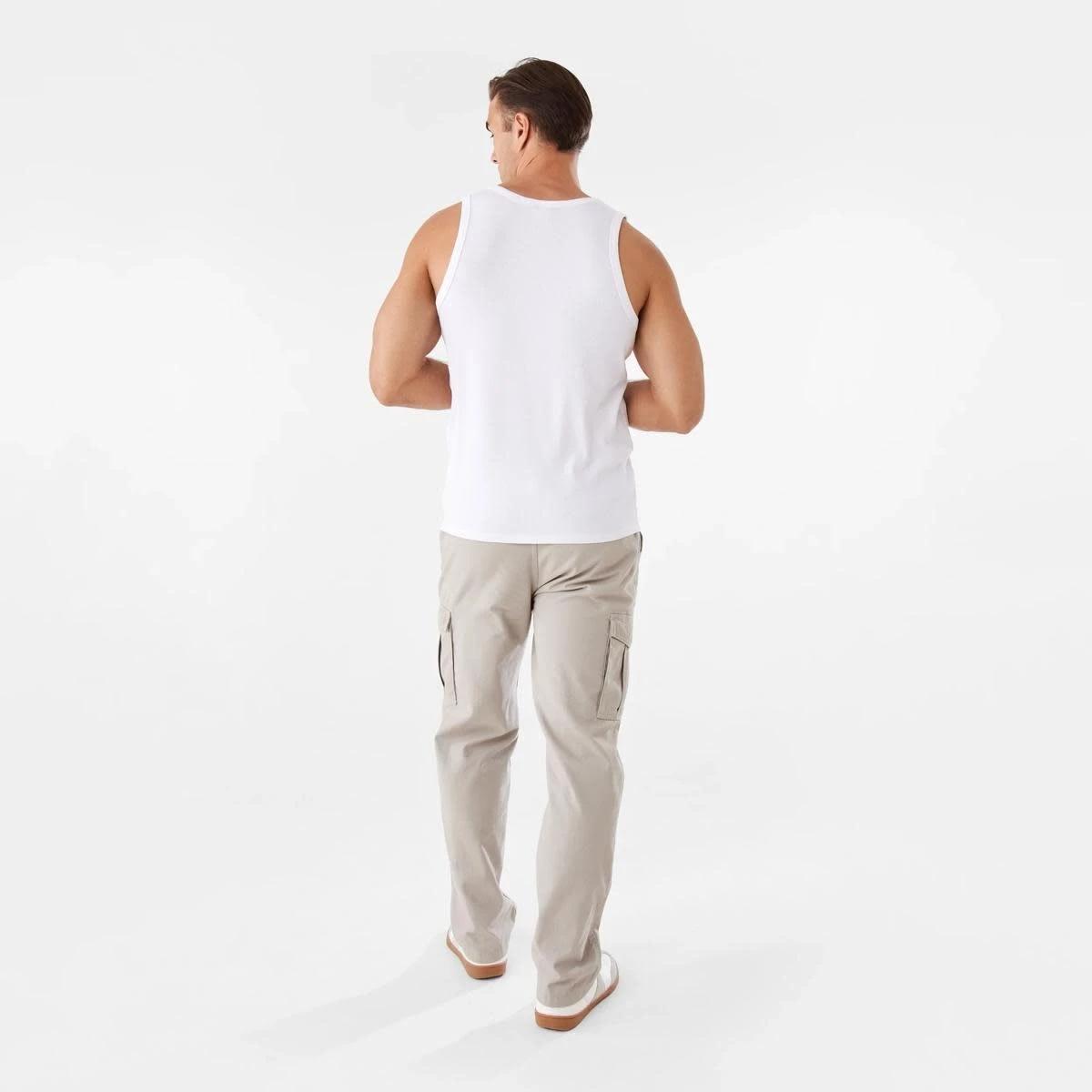 4 Rib Tank WHITE, 4 of 6