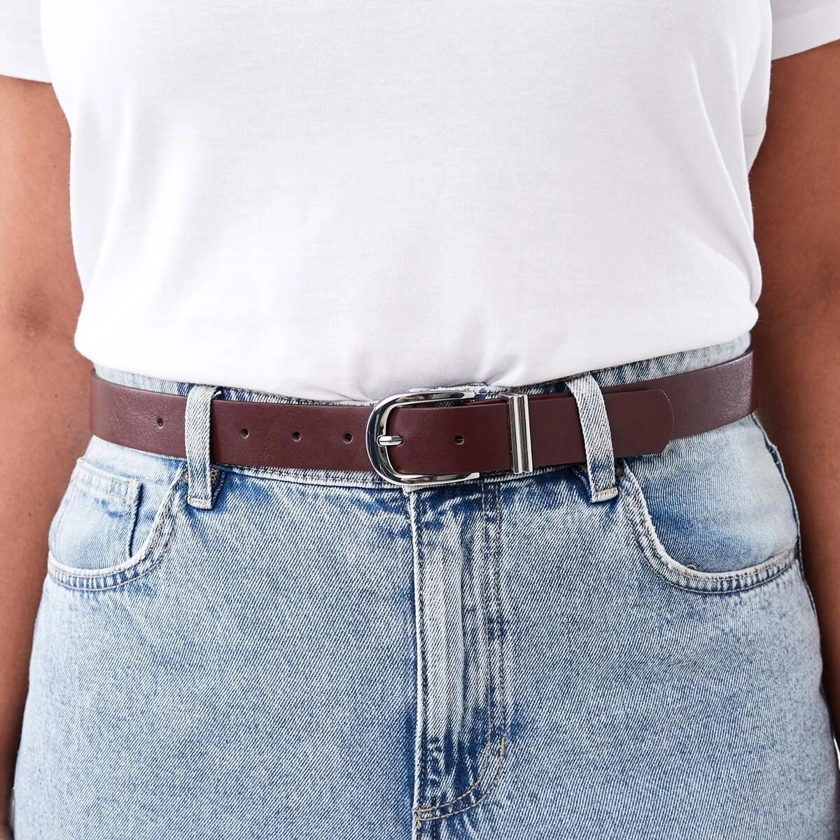 5 Plain Dress Belt Mulberry, 5 of 6