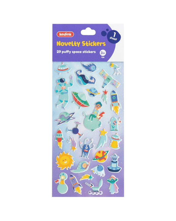 Kadink Puffy Sticker Sheet Space Design