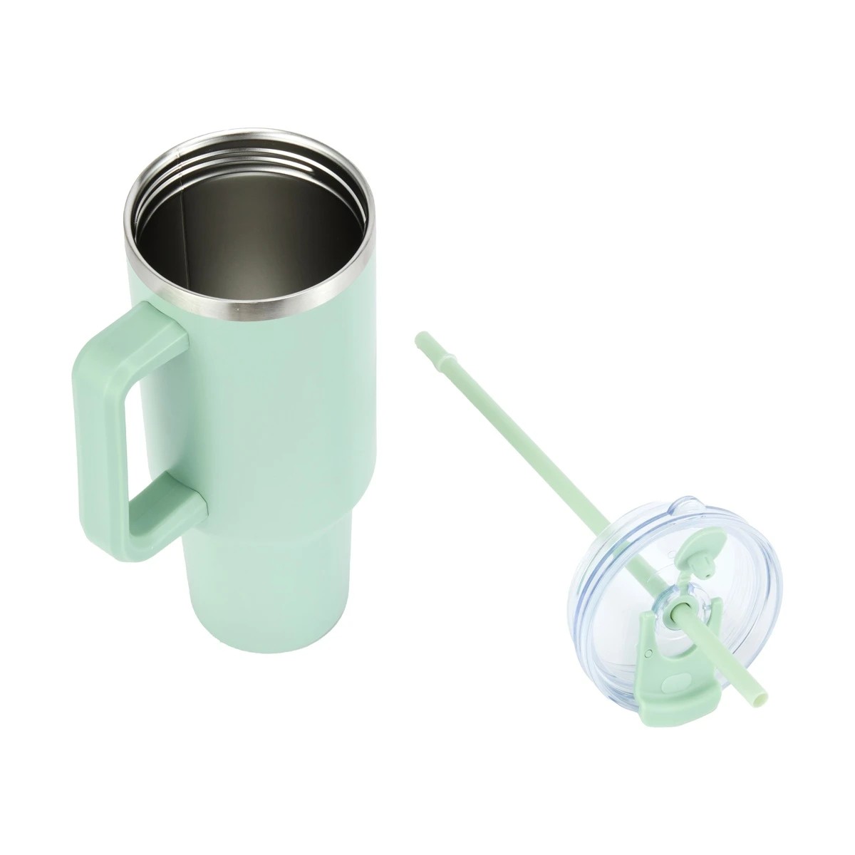 3 1.18L Green Jumbo Tumbler with Handle, 3 of 10