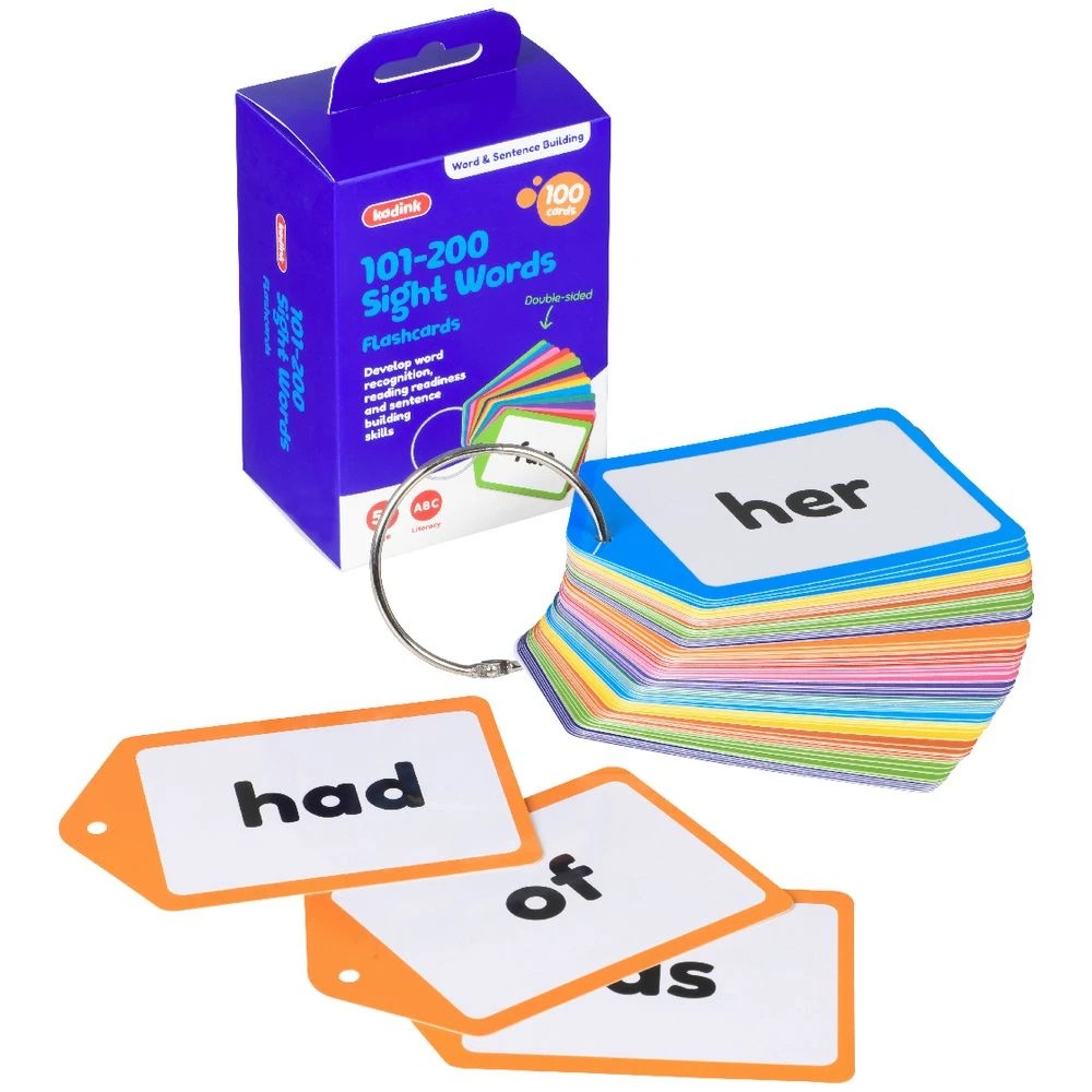4 Kadink Flashcards 101-200 Sight Words, 4 of 5